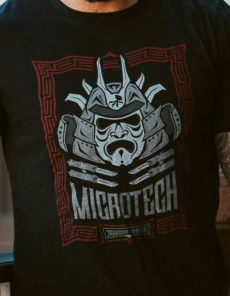 Premium Microtech Troodon Samurai Crew Neck Tee - Ultimate Comfort & Style