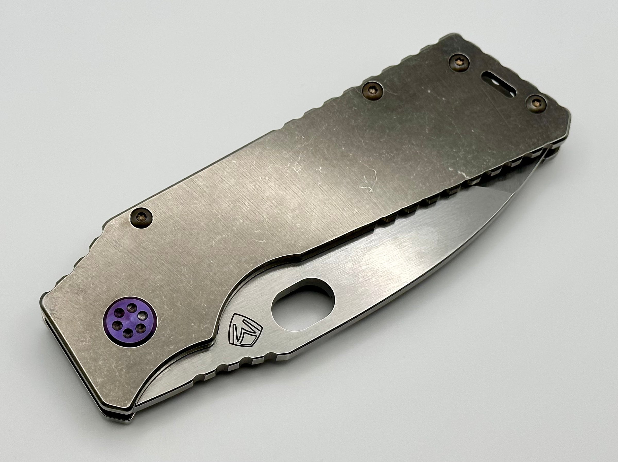 Medford TFF-1 Premium Tactical Folding Knife with Violet Accents