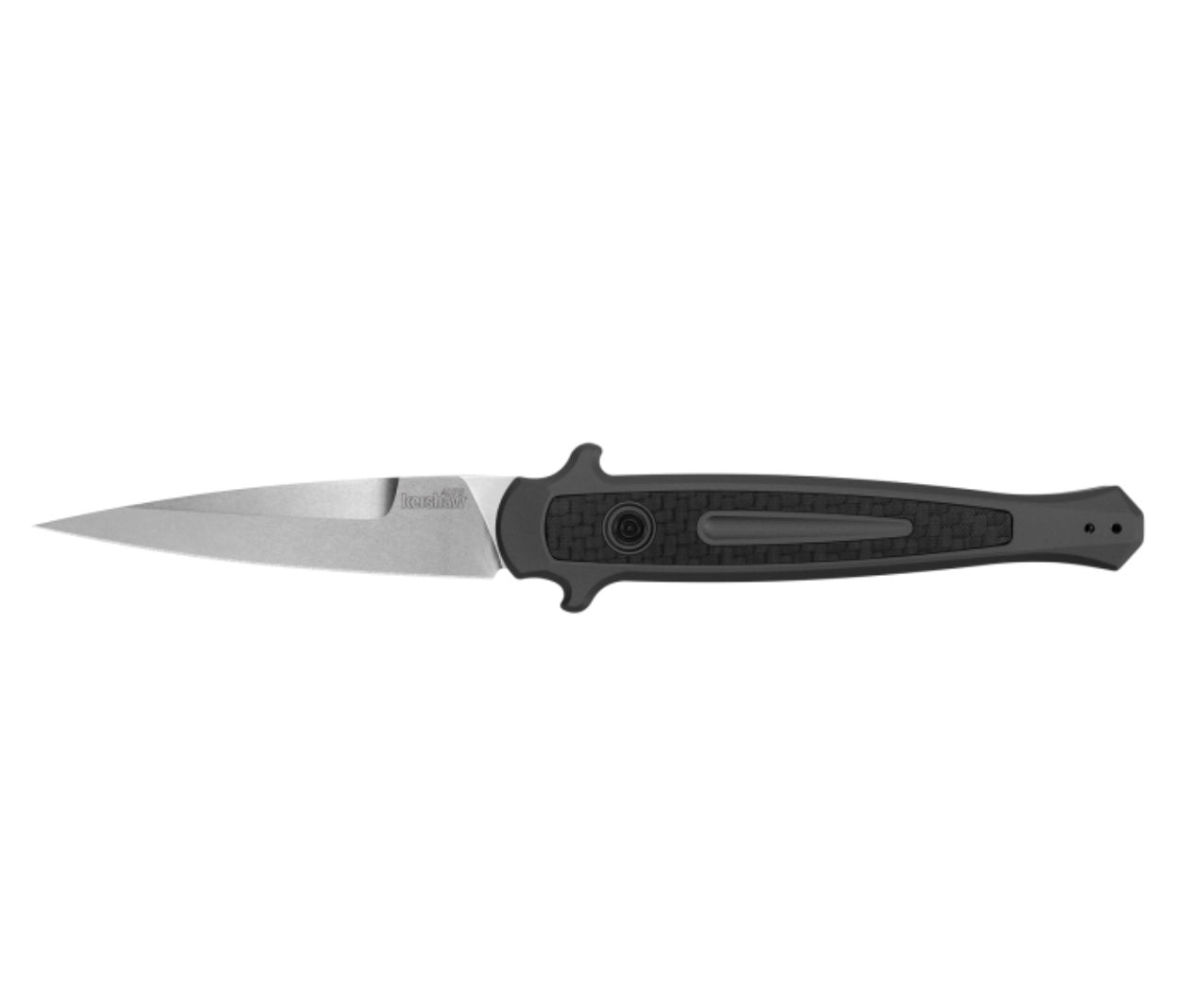 Kershaw Launch 8 Ultimate Stiletto Knife - Aluminum/Carbon Fiber & CPM-154