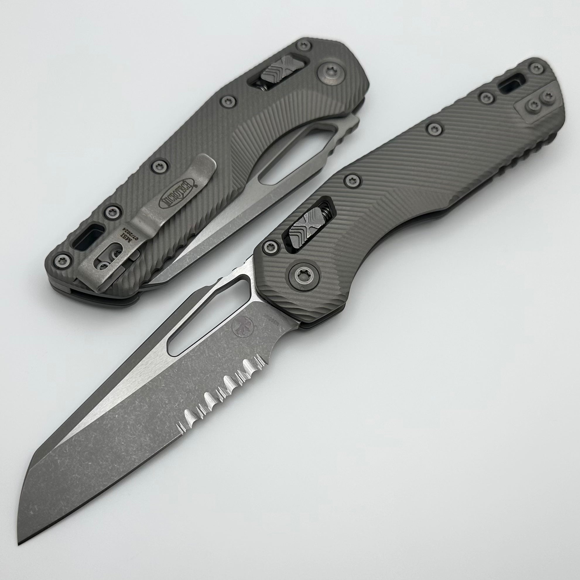 Microtech MSI RAM LOK Knife - Premium M390MK Blade, Apocalyptic Finish