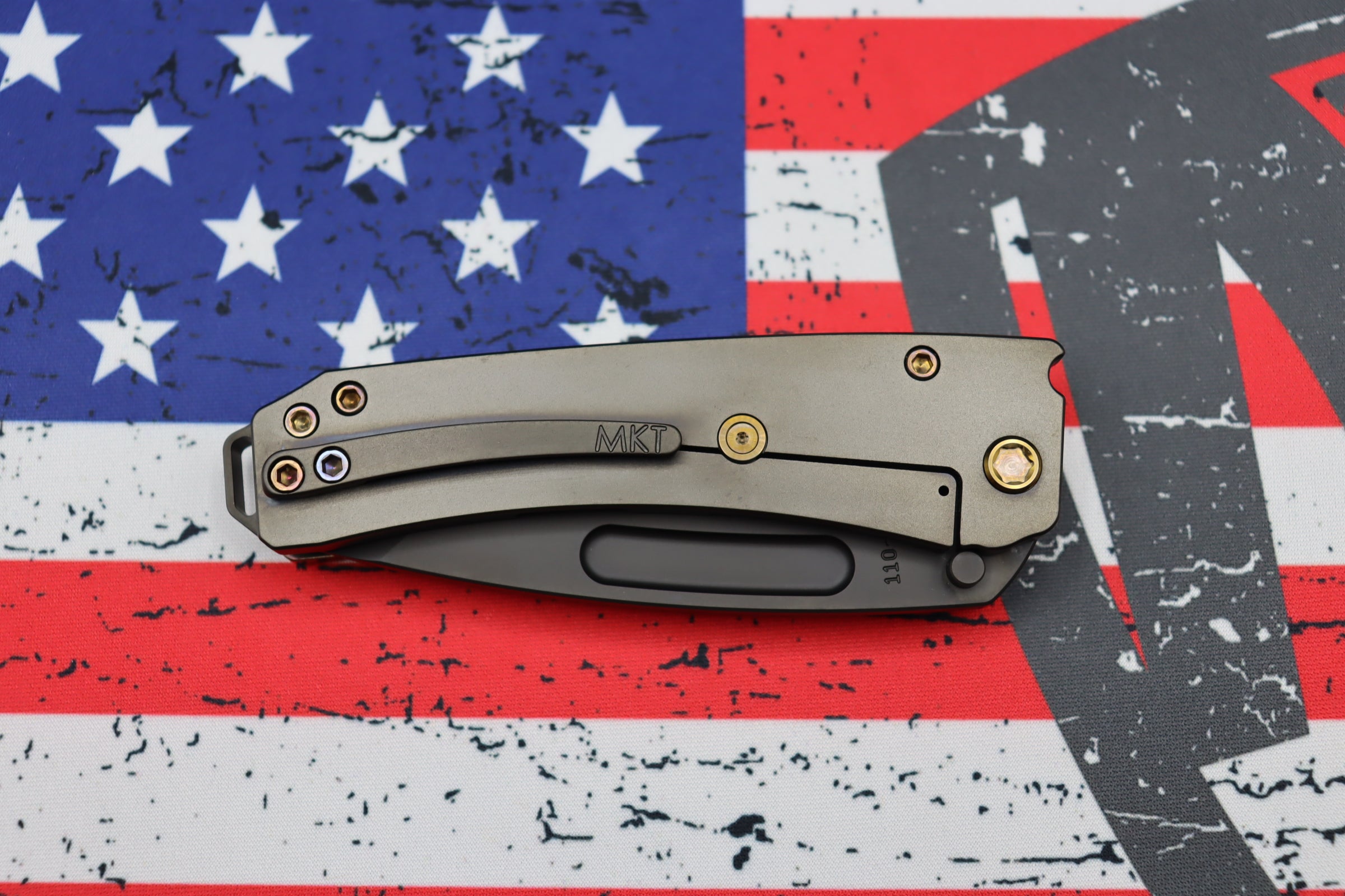 Medford Midi Marauder S35 Drop Point Knife - Premium PVD Finish & Tsunami Handle