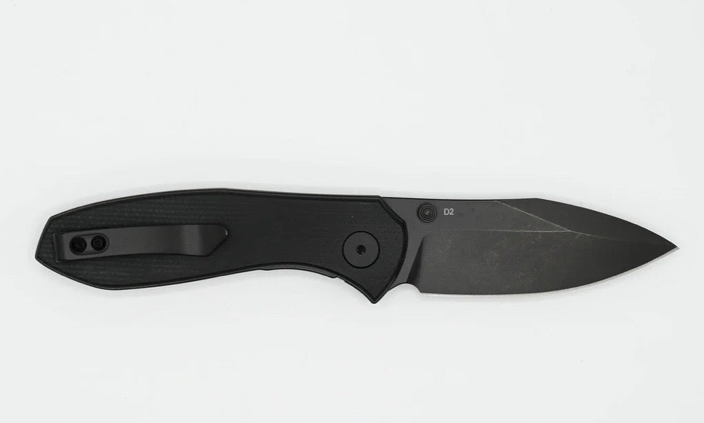 Eikonic Kasador Night Black Micarta & D2 Steel Hunting Knife - Premium EDC