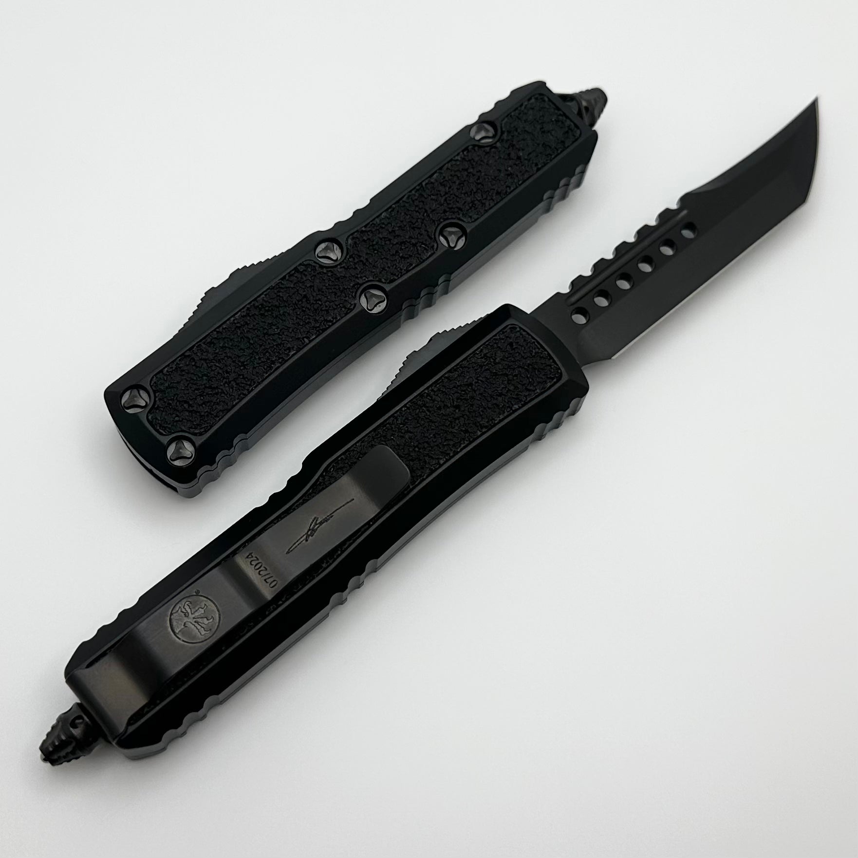 Premium Microtech Daytona Hellhound DLC Shadow Series | Ultimate Tactical Knife