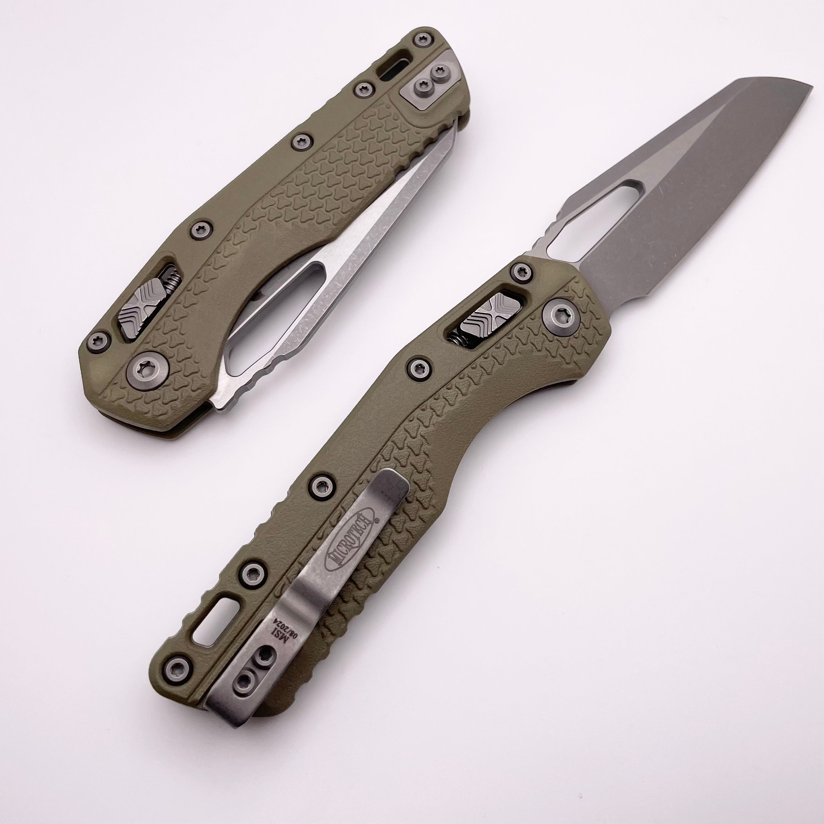 Microtech MSI RAM LOK 30th Anniversary Edition: Premium OD Green Polymer Handle & M390MK Apocalyptic Blade