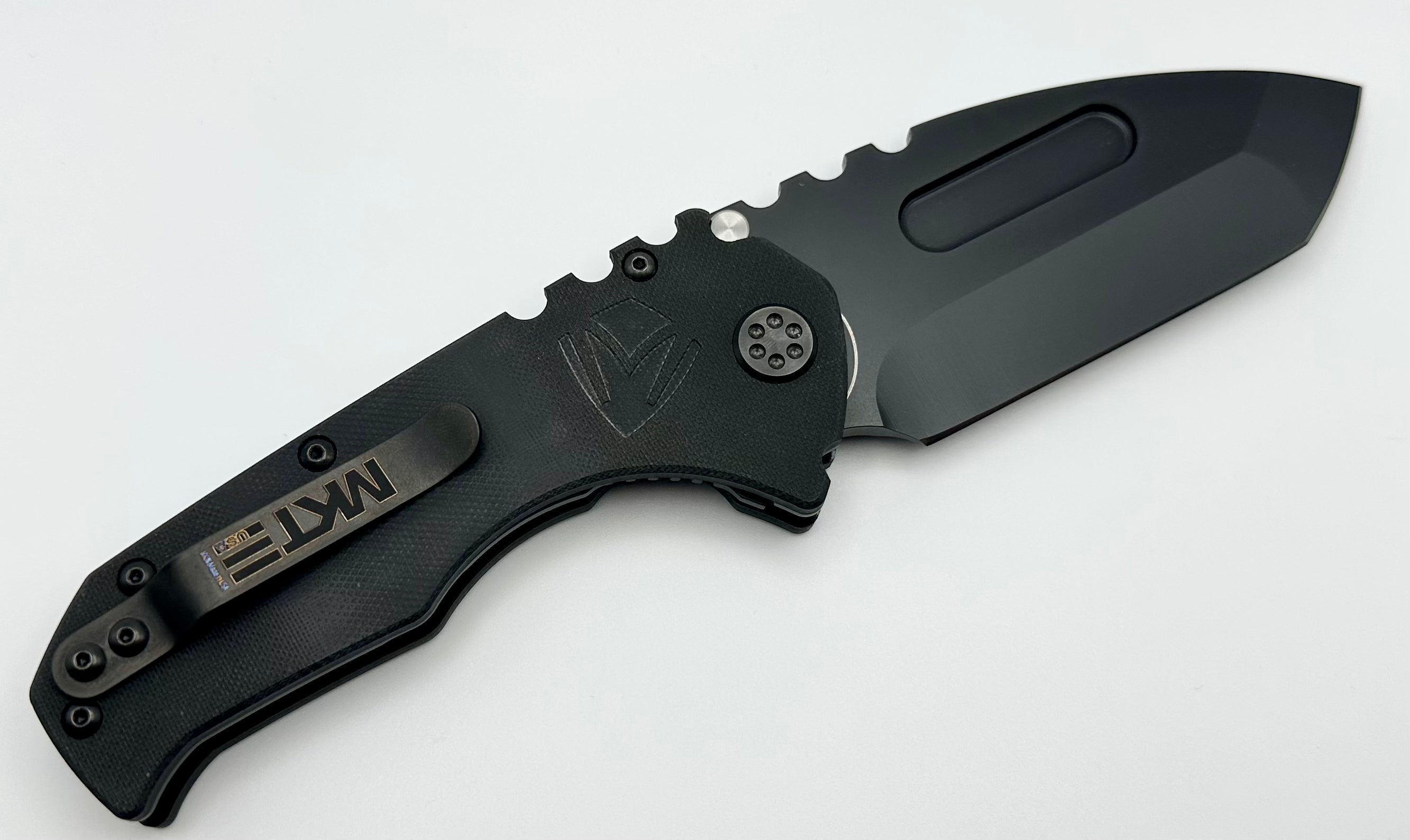 Medford Scout Praetorian Ultimate Tactical Knife - Black G10 & D2 PVD Tanto