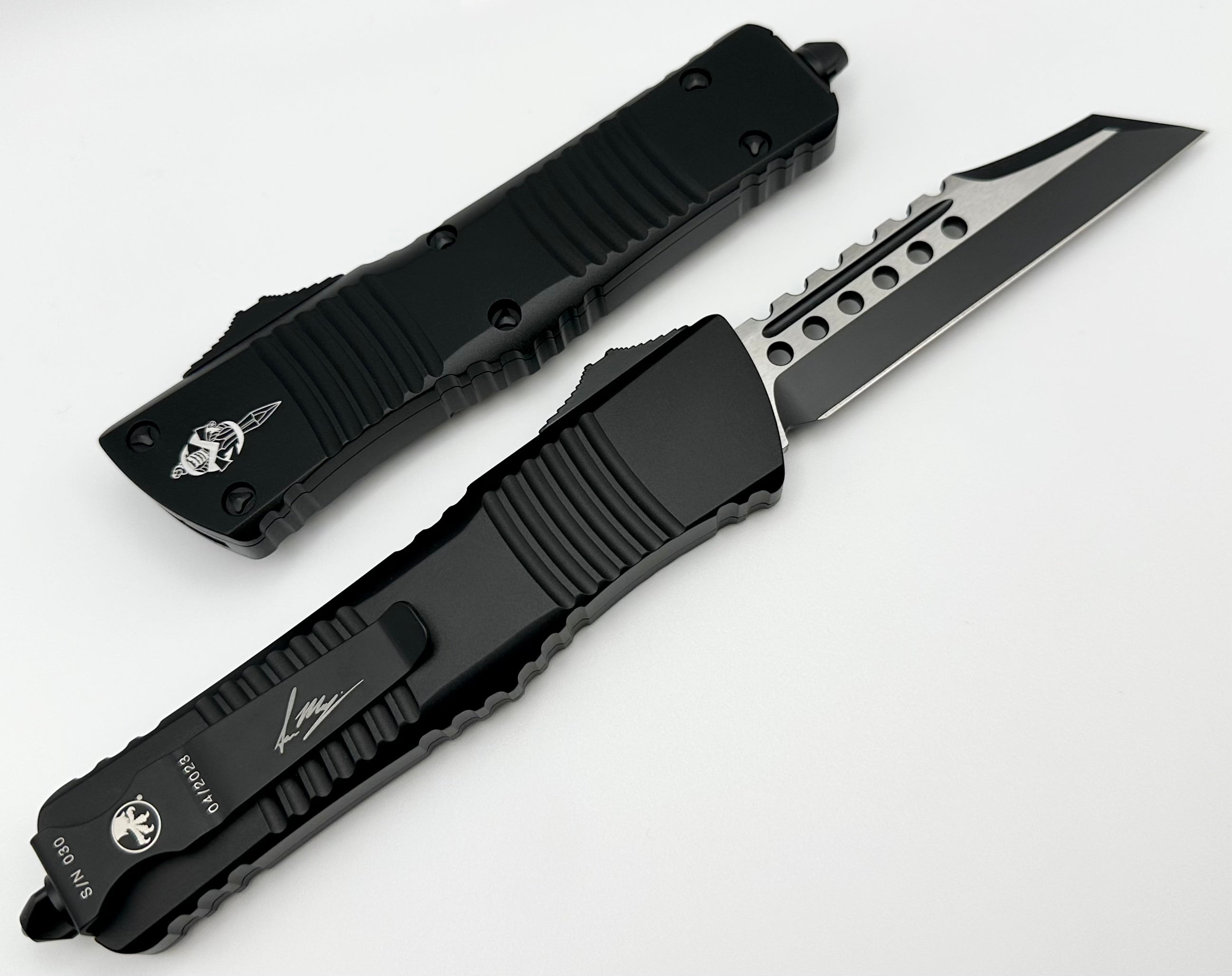 Microtech Combat Troodon Tactical Warhound Signature Series - Ultimate Tactical OTF Knife