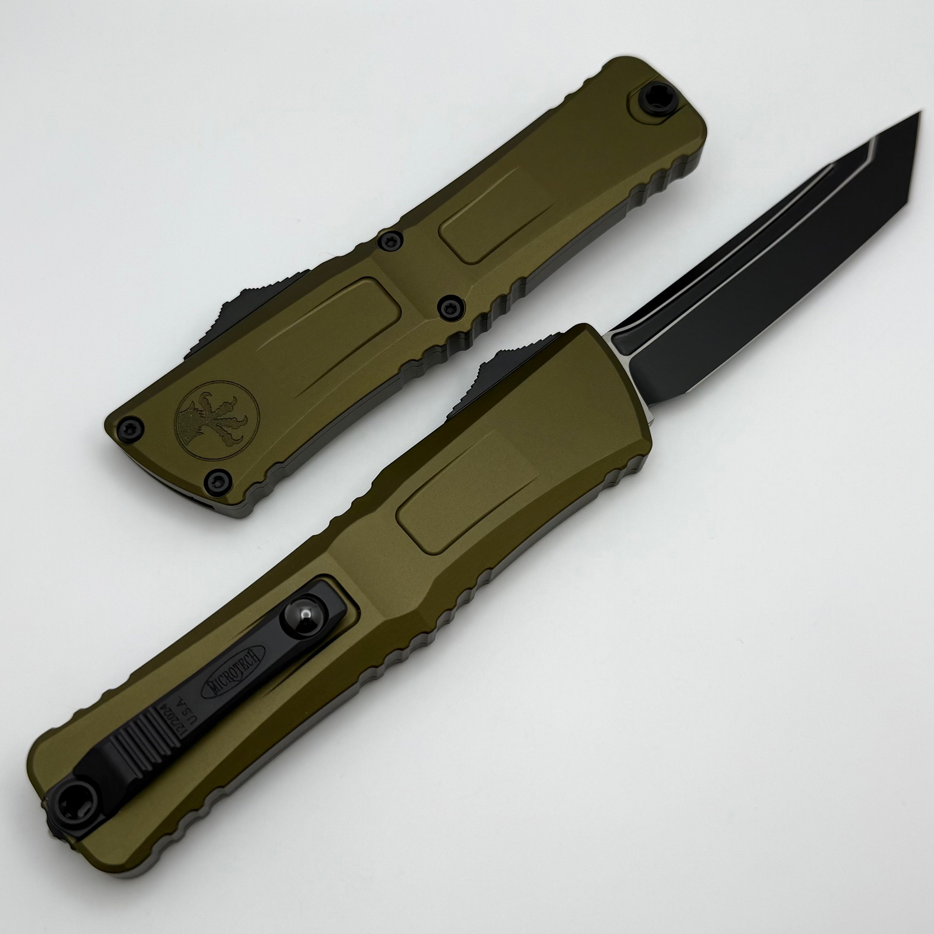 Microtech Combat Troodon Gen III Tactical Tanto - Premium OTF Knife with OD Green Handle