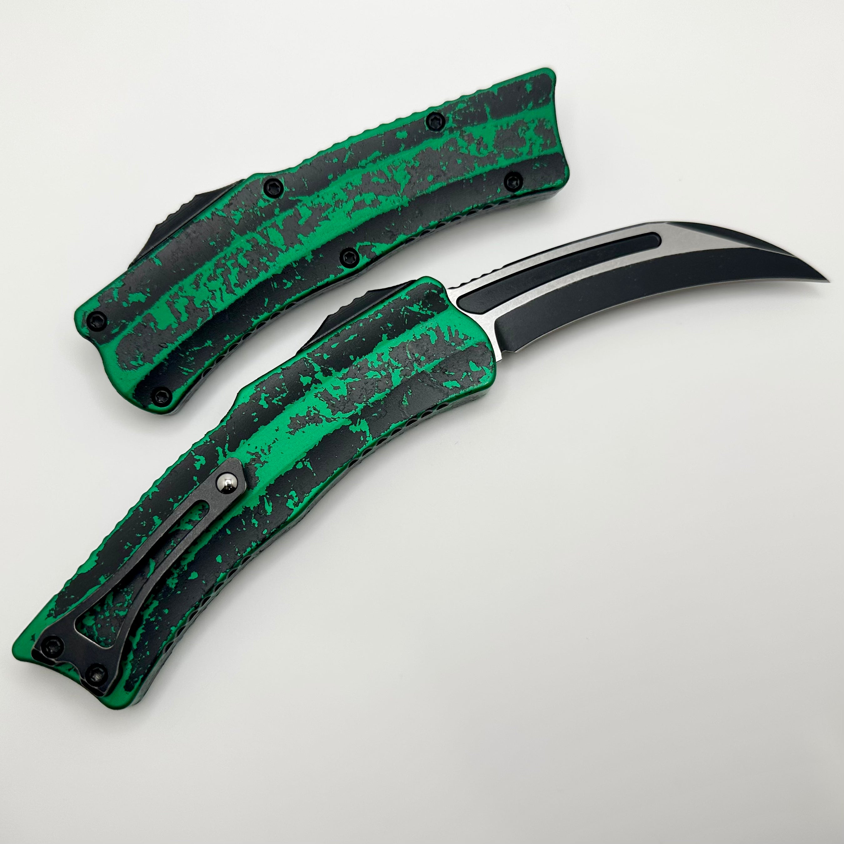 Heretic ROC Premium Tactical Knife - MagnaCut Blade & Breakthrough Green Handle