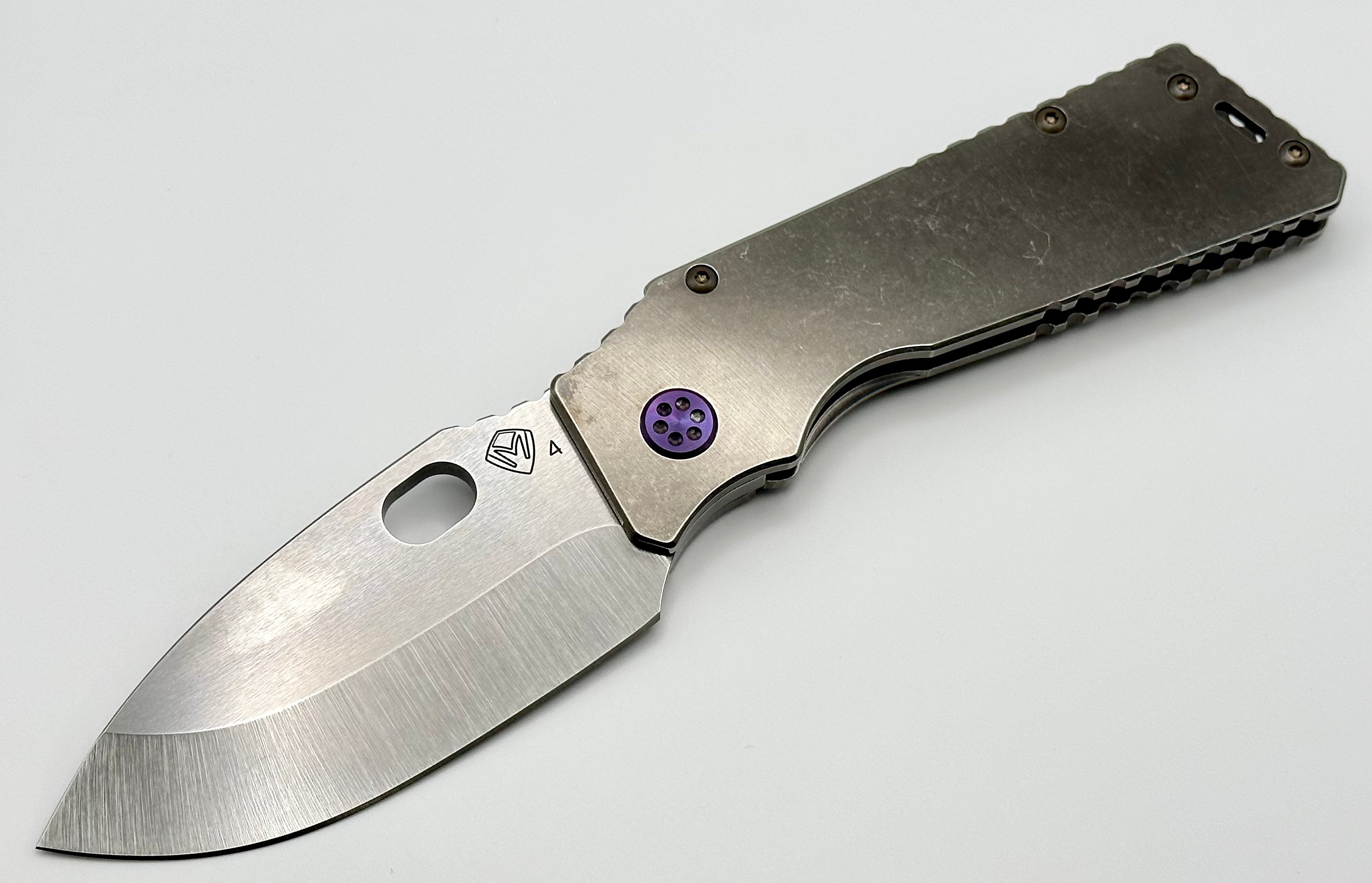 Medford TFF-1 Premium Tactical Folding Knife with Violet Accents