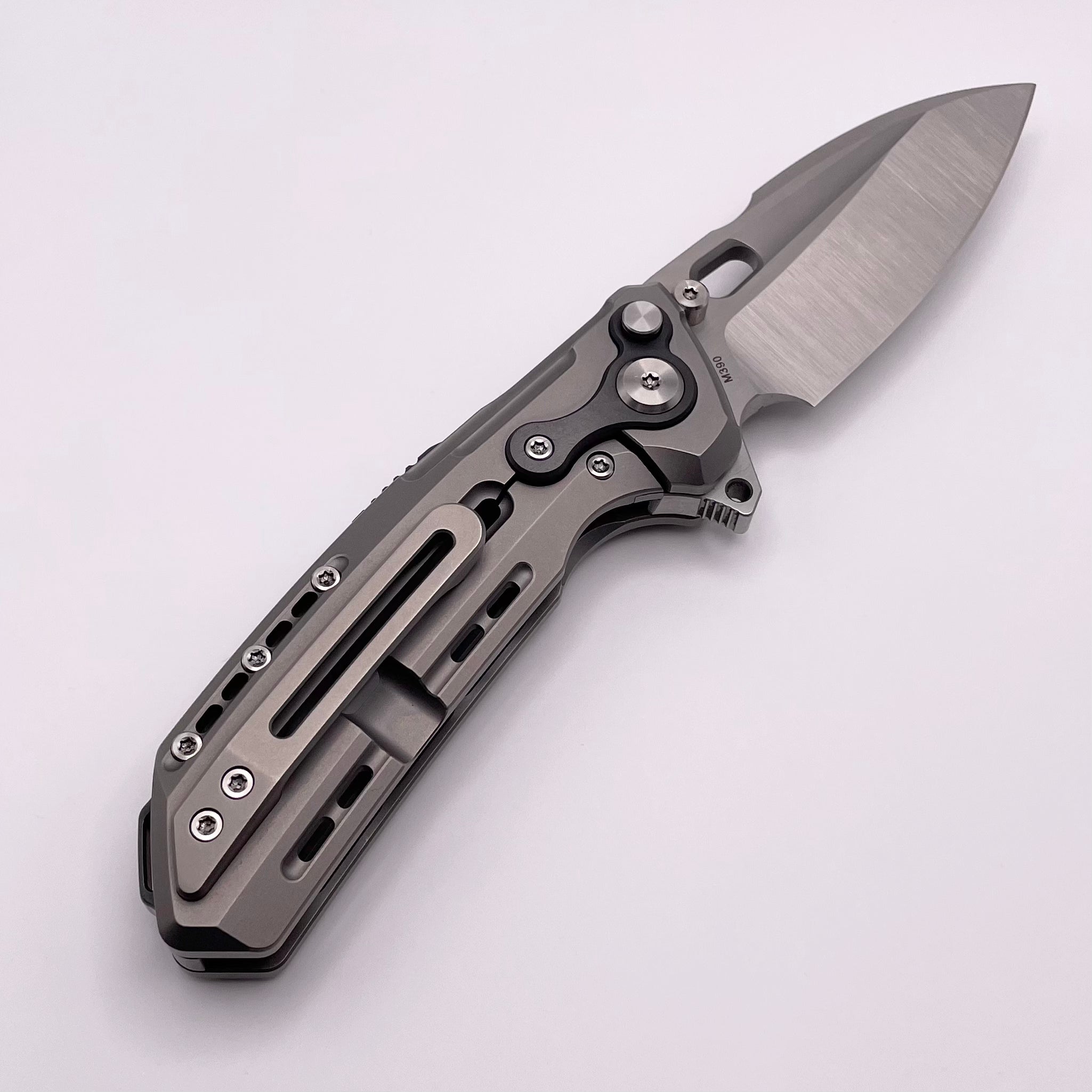 Premium Reate T6000 Titanium Knife with Zirconium Inlays & M390 Blade - Pre-Owned Excellence