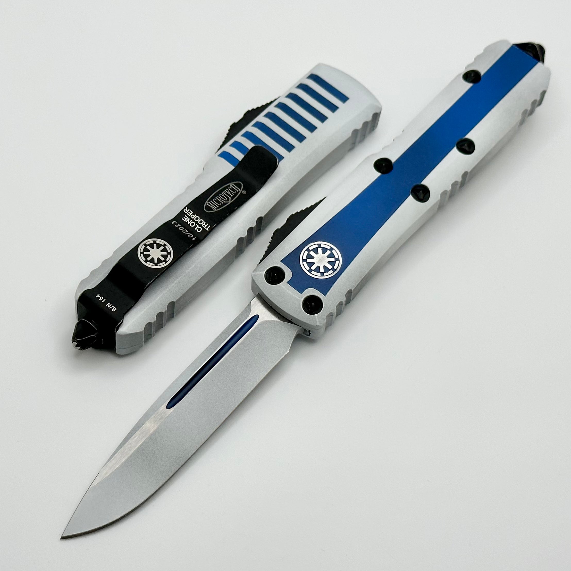 Microtech UTX-85 Single Edge Clone Trooper Signature Series 231-1CO - Premium Compact EDC Knife