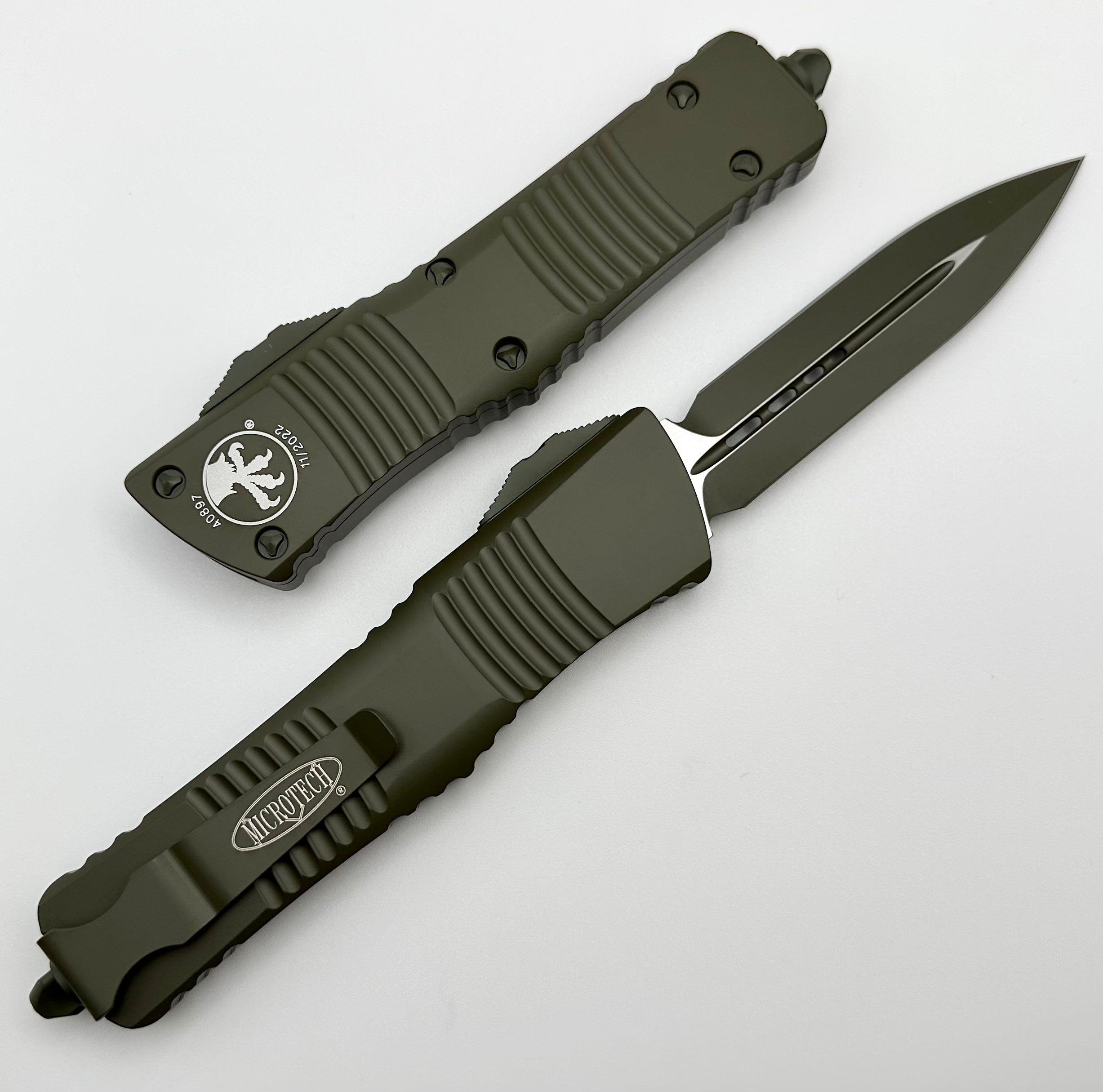 Microtech Combat Troodon OD Green Cerakote - Premium Tactical OTF Knife