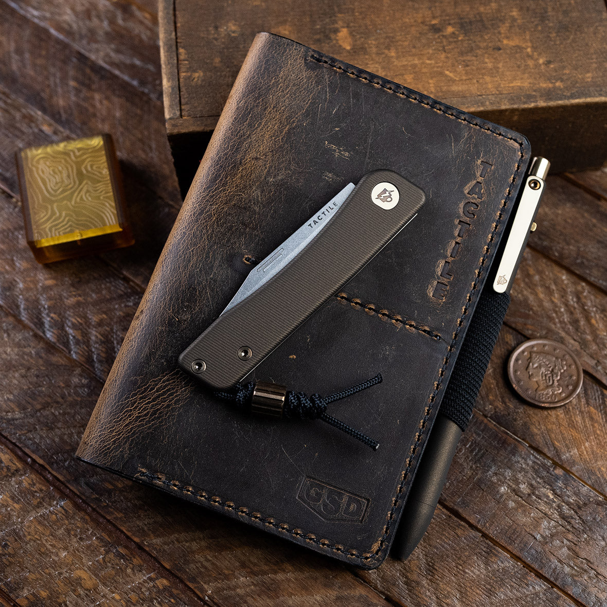 Ultimate Tactile Turn Nitro Bexar Cerakote Titanium & Magnacut Knife