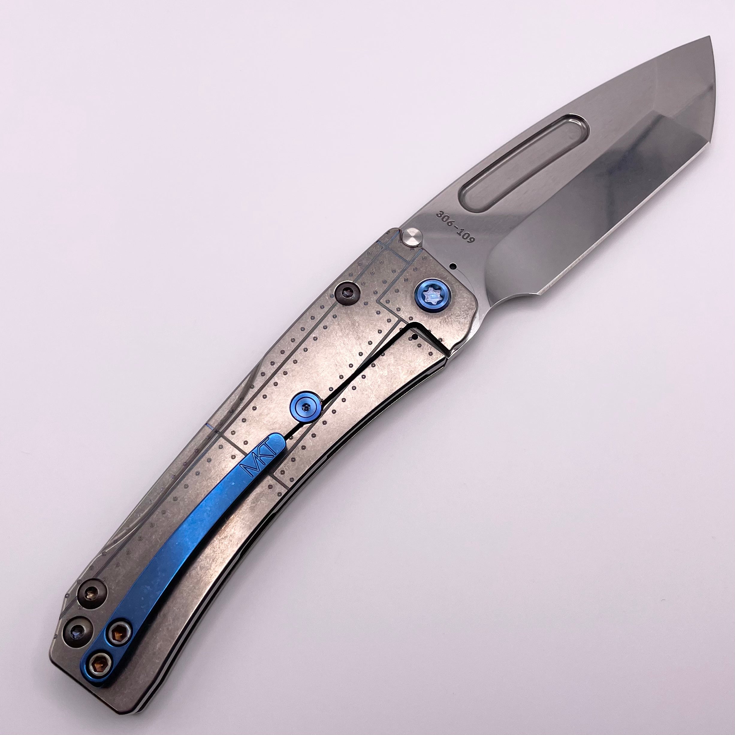 Medford Slim Midi Tanto EDC Knife - Premium S45VN Blade with Blue Hardware
