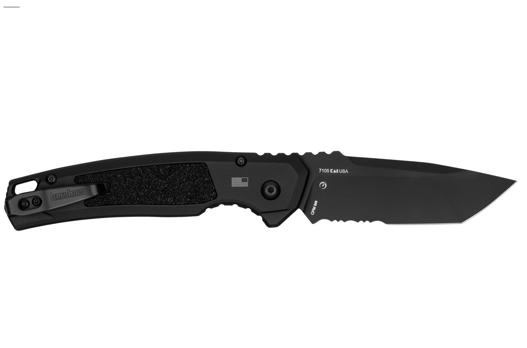 Kershaw Launch 16 Tactical Automatic Knife - Premium Black M4 Tanto Blade