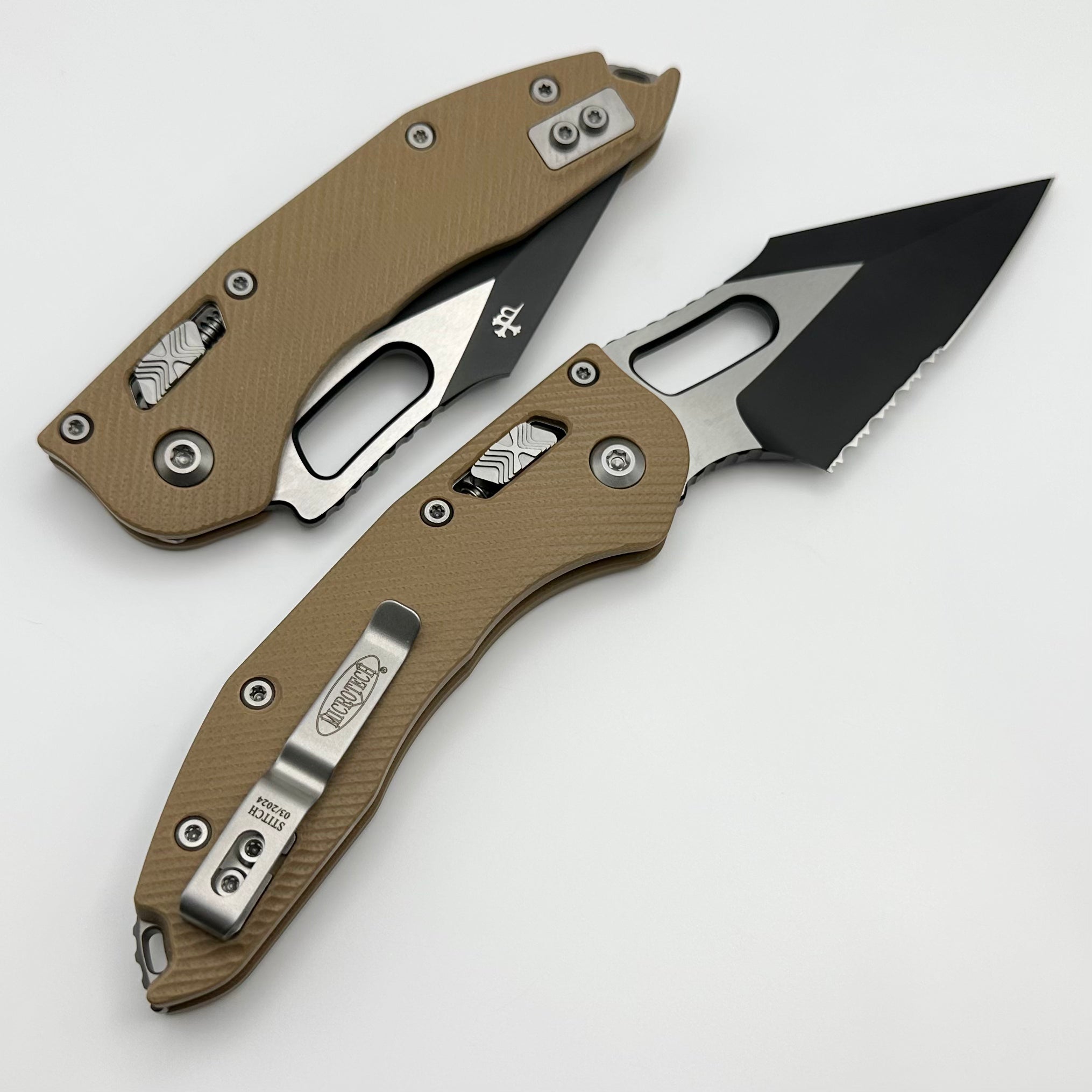 Premium Microtech Stitch RAM LOK Knife - Ultimate Tactical G-10 Handle & M390MK Blade