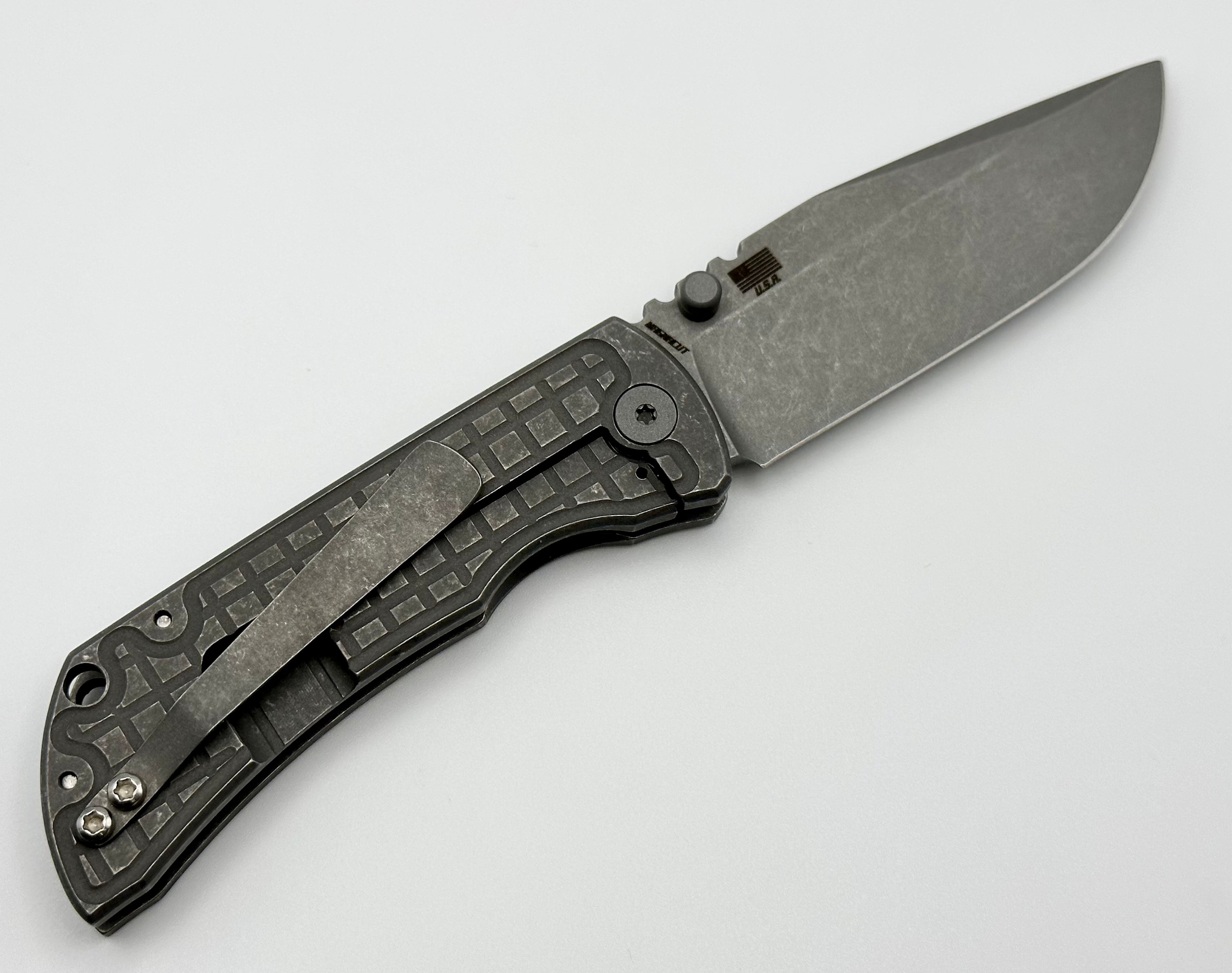 McNees Premium Machined MAC 2 3 Tactical Knife - Matte Stonewash Finish