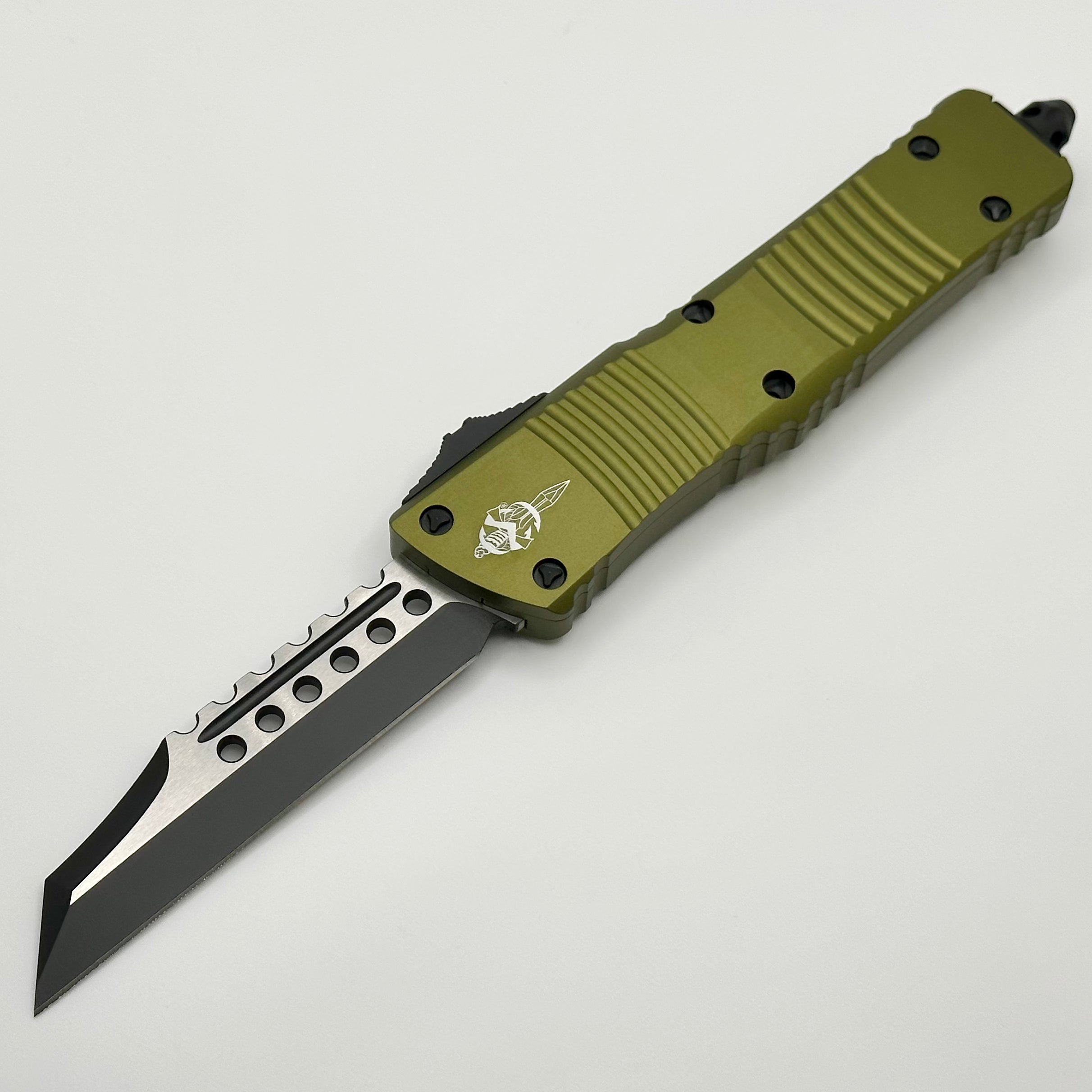 Microtech Combat Troodon Warhound OD Green Premium Tactical Knife - Signature Series 219W-1ODS