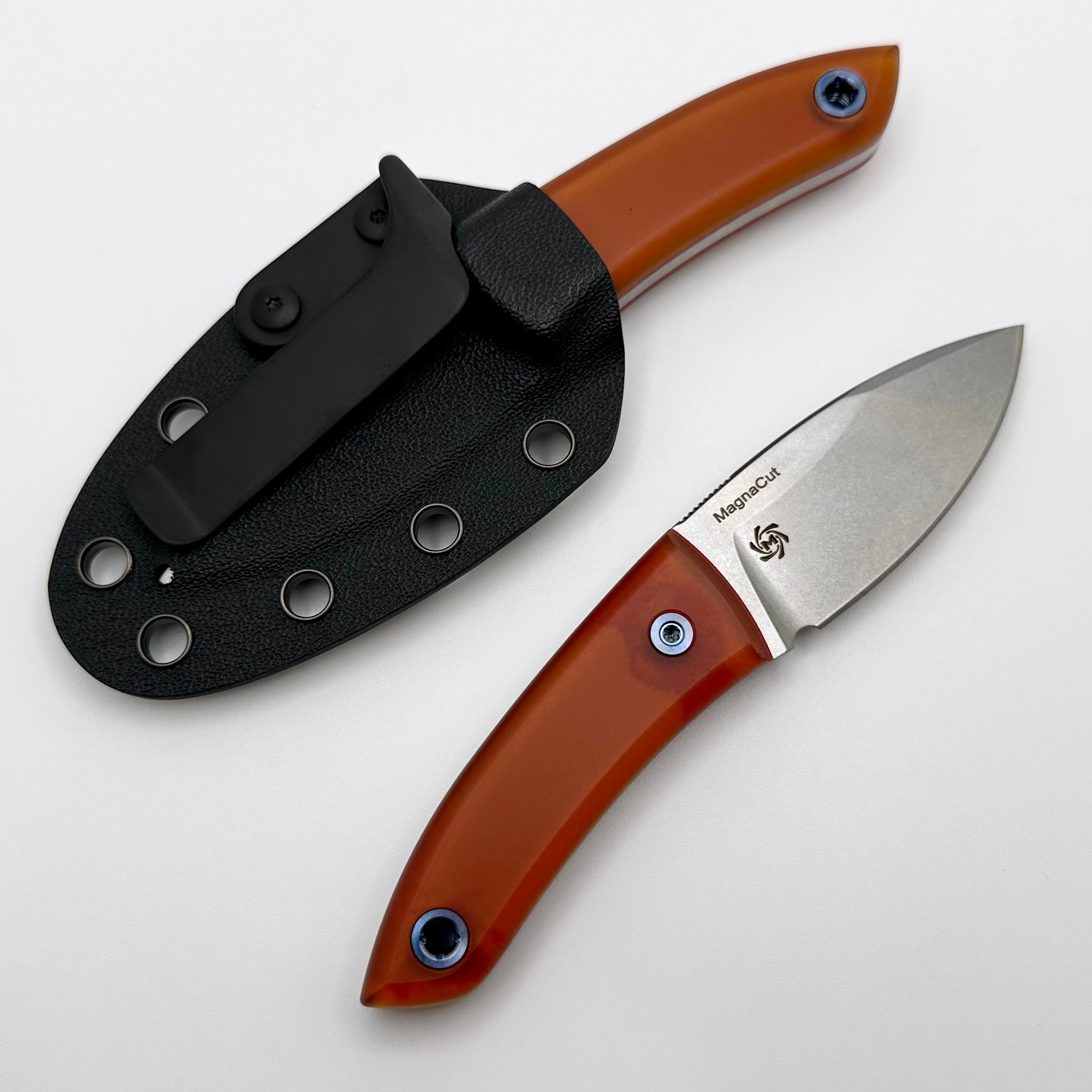 Premium Mechforce Knives Ben Krein Forager Fixed Blade - MagnaCut & Ultem Handle