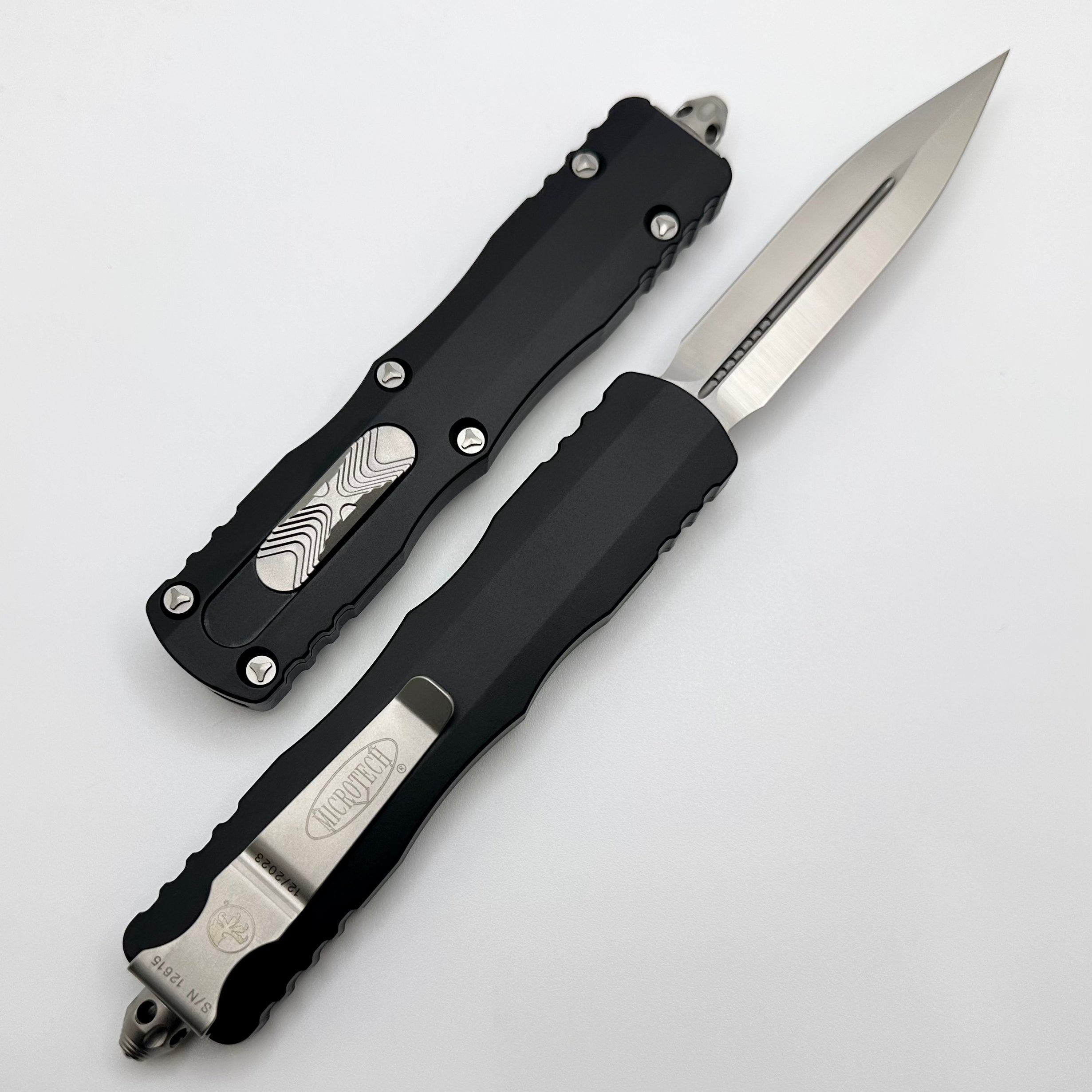 Microtech Dirac Delta D/E Satin Standard 227-4 - Ultimate OTF Knife