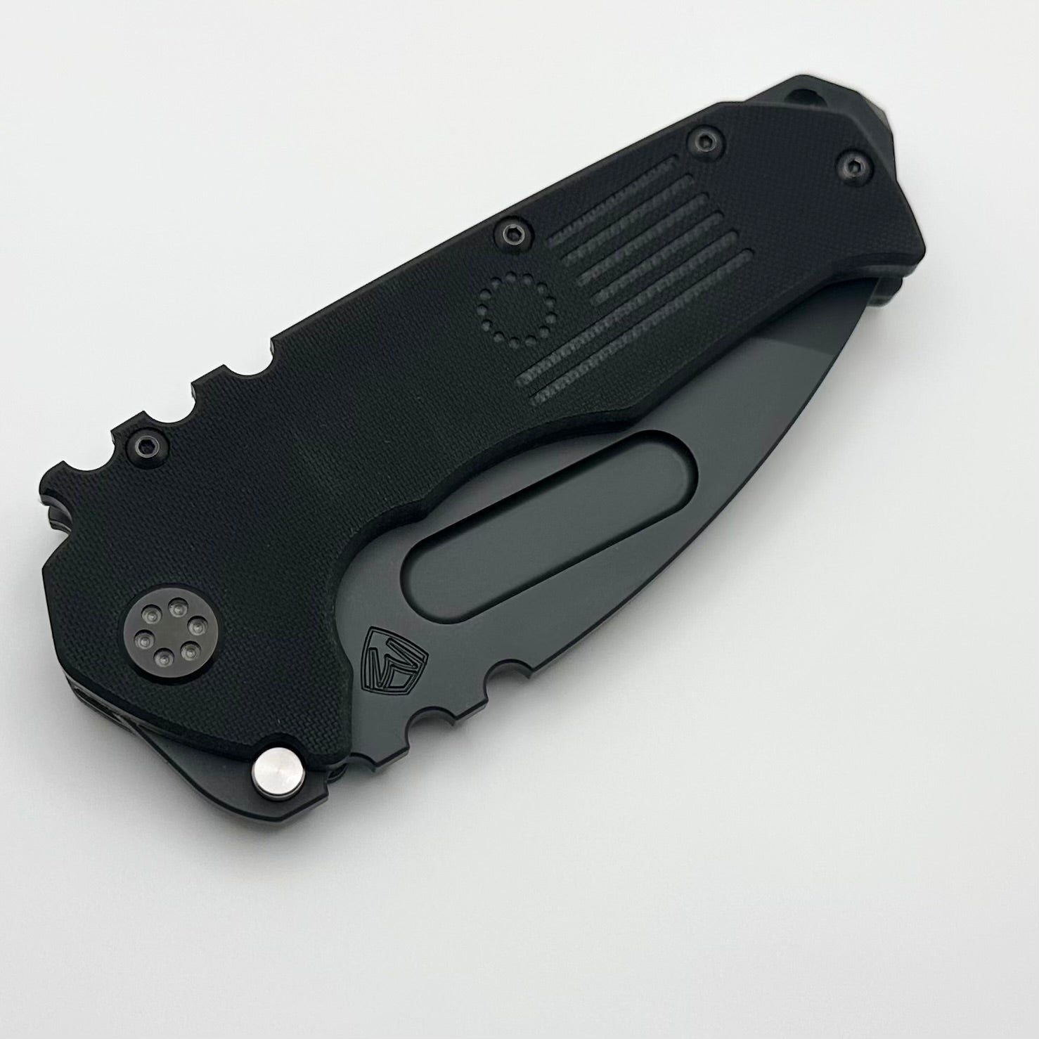 Medford Scout M/P Praetorian Tactical Knife - Black G10 & DLC D2 Tanto Blade