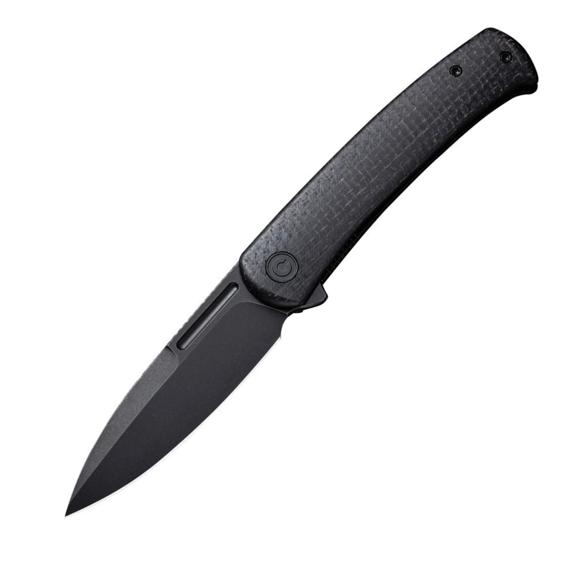 Civivi Caetus Premium EDC Knife - Black Burlap Micarta & Stonewash Finish