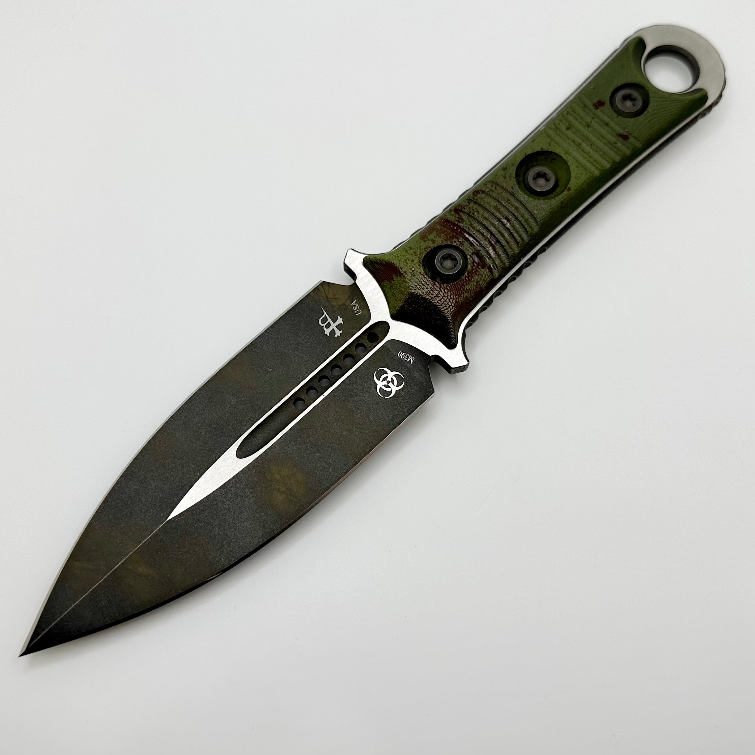 Microtech Borka SBD Outbreak Fixed Blade - Premium Tactical Knife