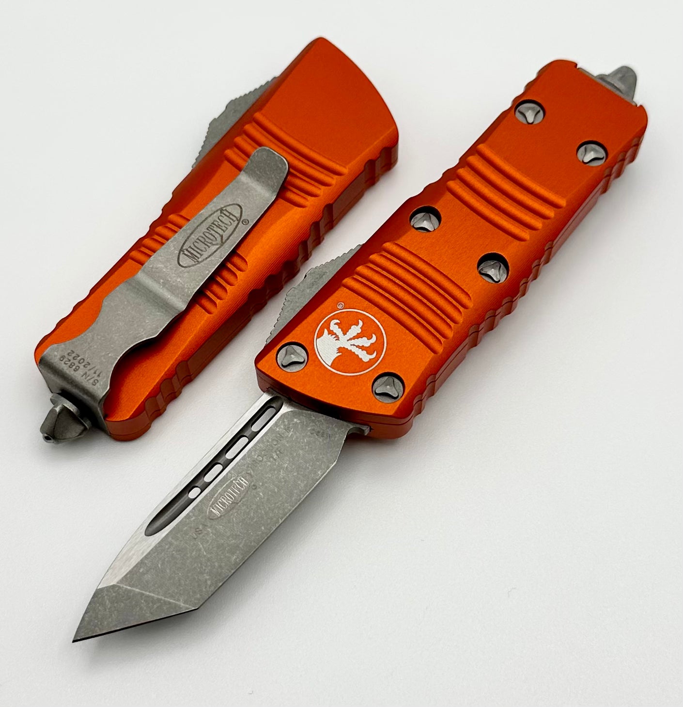 Microtech Troodon Mini Apocalyptic Tanto & Orange 240-10APOR - Premium Everyday Carry Knife