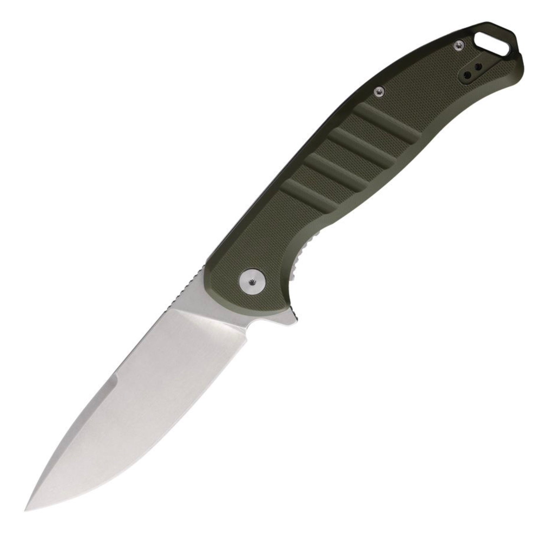 Premium Bigboy XL Tactical Knife - OD Green G-10 & 14C28N Steel