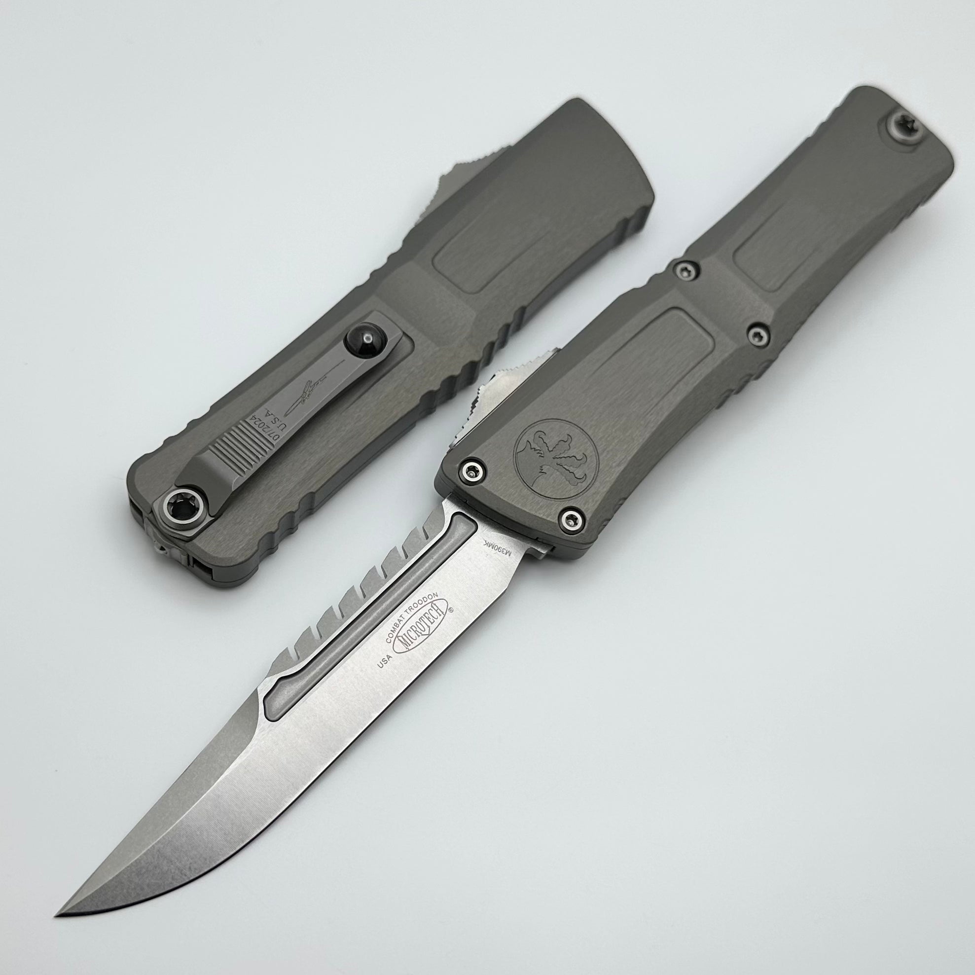 Microtech Combat Troodon Gen III Interceptor Stonewash - Premium Tactical Knife