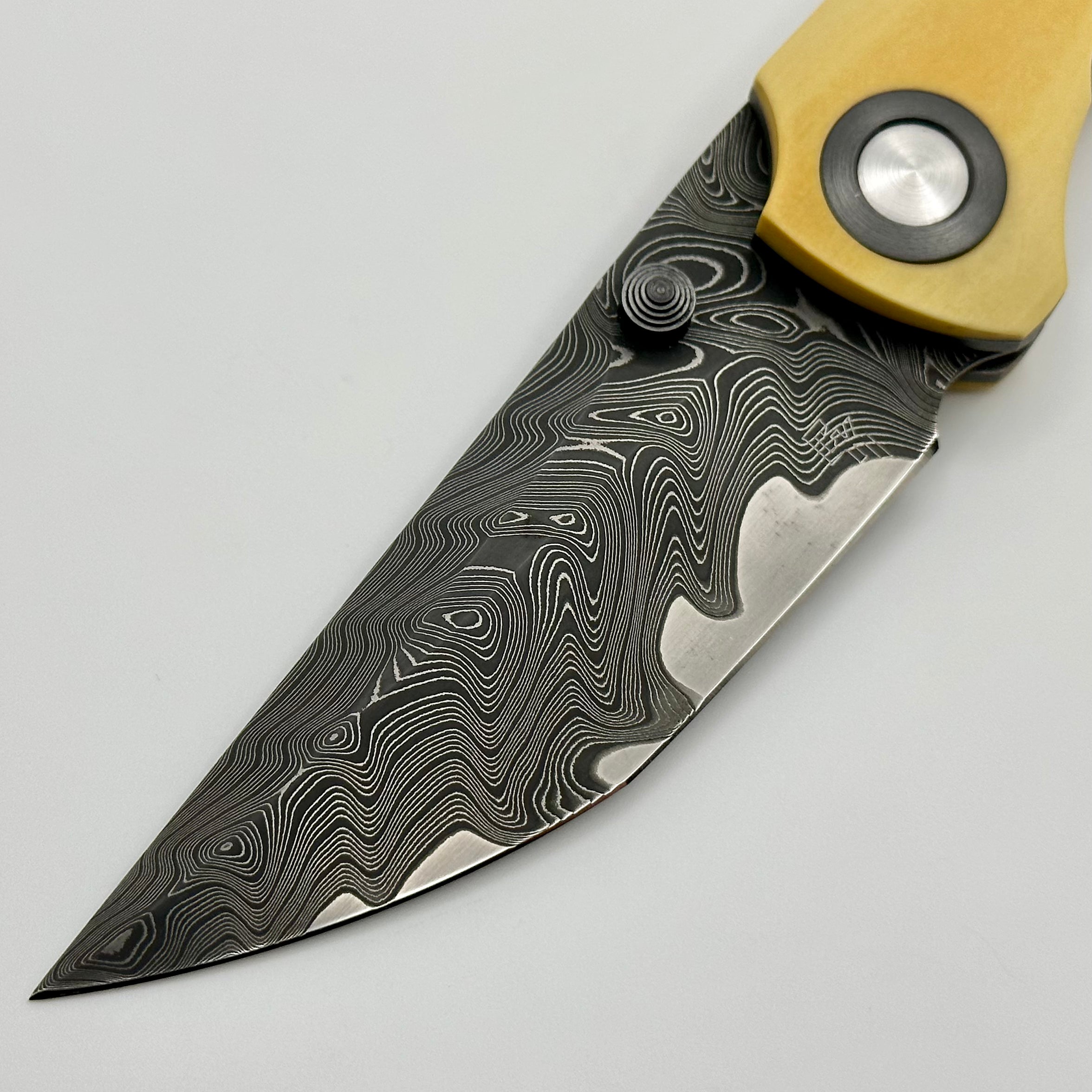 Premium Christensen Knifeworks Dreadeye Armorcore Knife with Westy & Mammoth Tusk Handles (Pre-Owned)