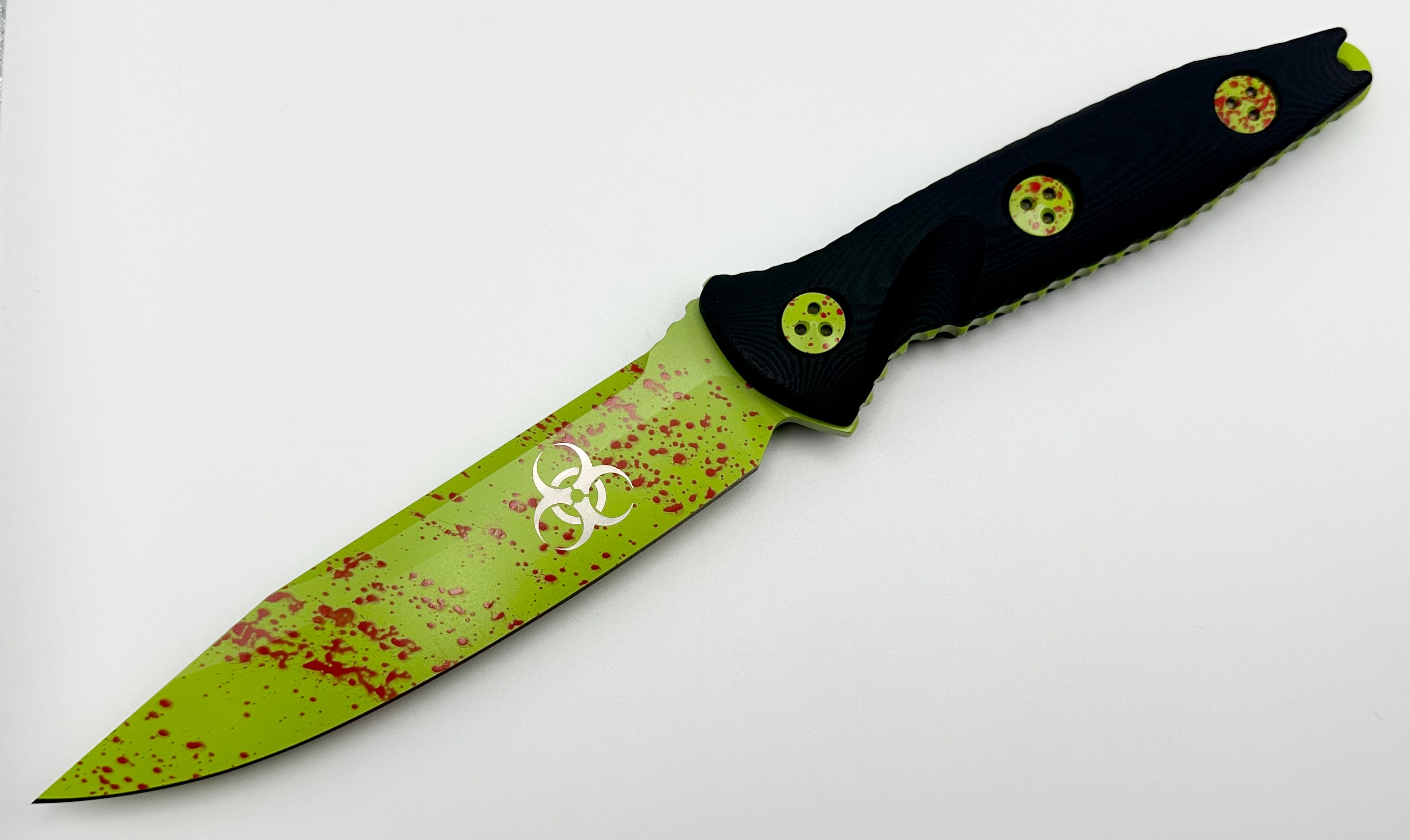 Microtech Socom Alpha Zombie Tech Tactical Fixed Blade Knife