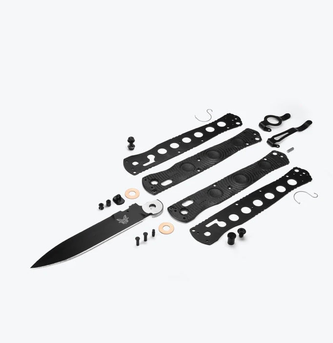 Benchmade SOCP Ultimate Tactical Folding Knife - CF-Elite Handles & D2 Blade