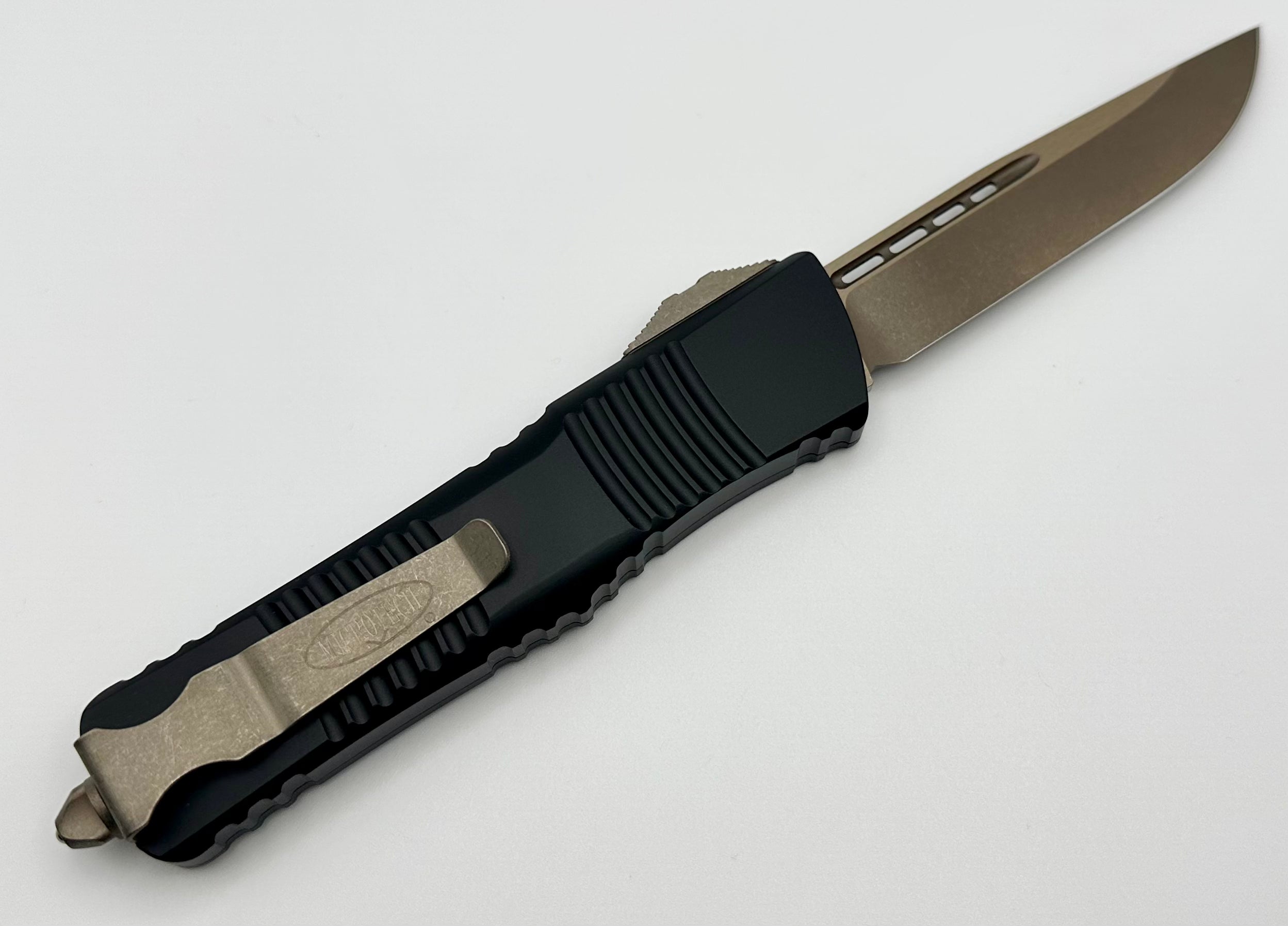 Microtech Combat Troodon Premium Apocalyptic Bronze Tactical Knife