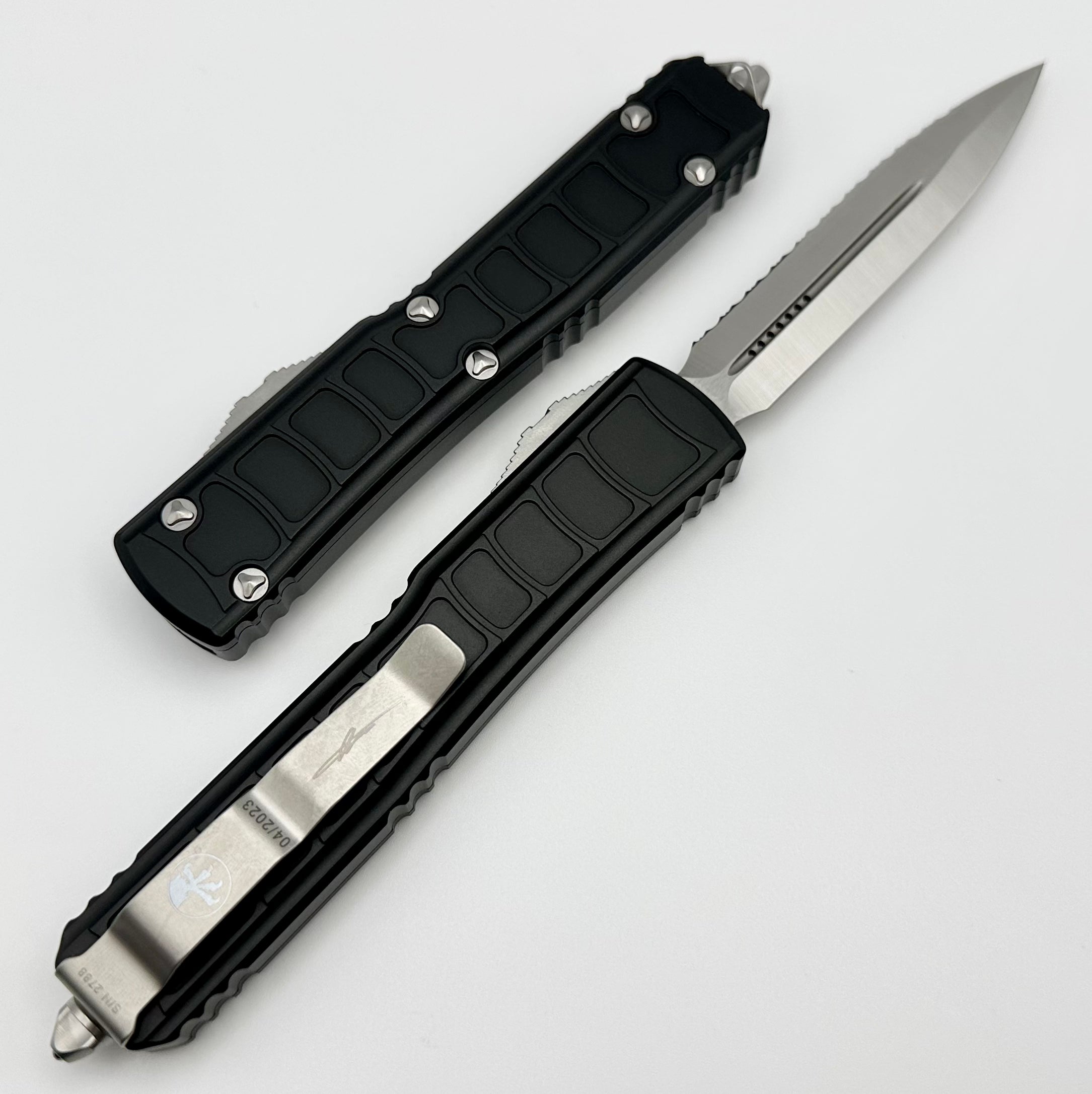 Microtech Ultratech II Satin Double Edge Signature Series Knife - Ultimate Tactical Precision