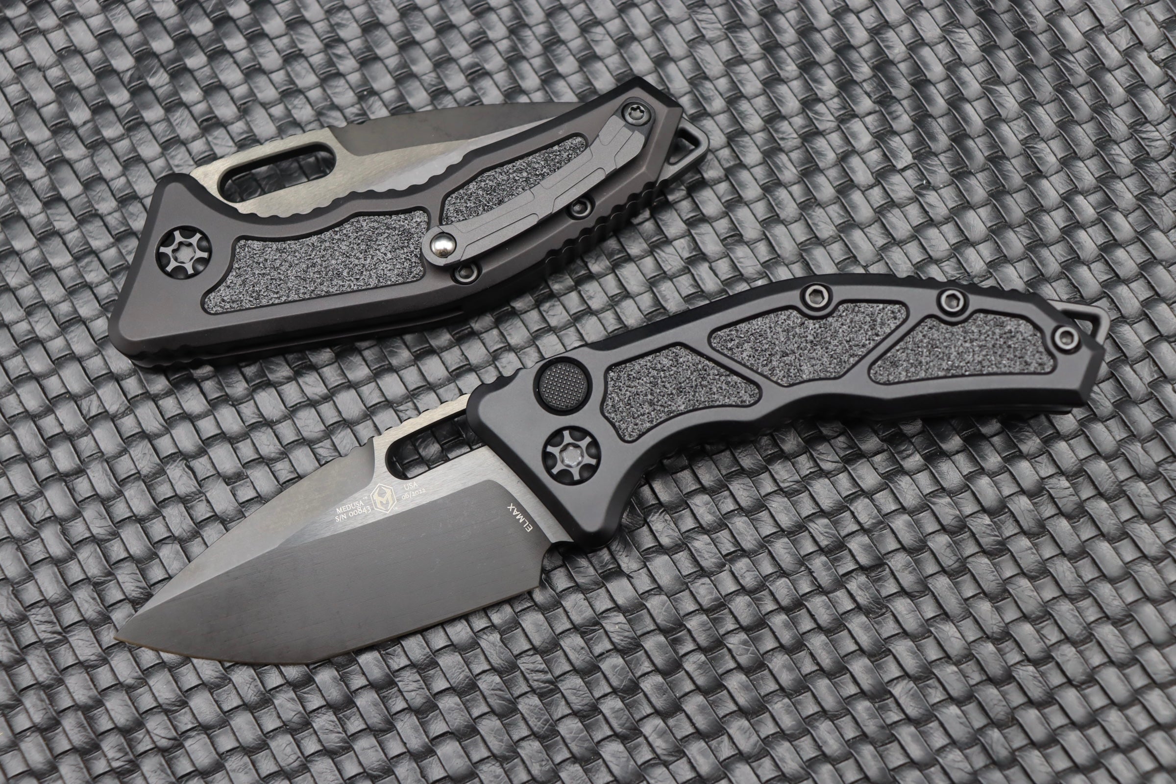 Heretic Knives Premium Medusa Tanto Tactical Black DLC