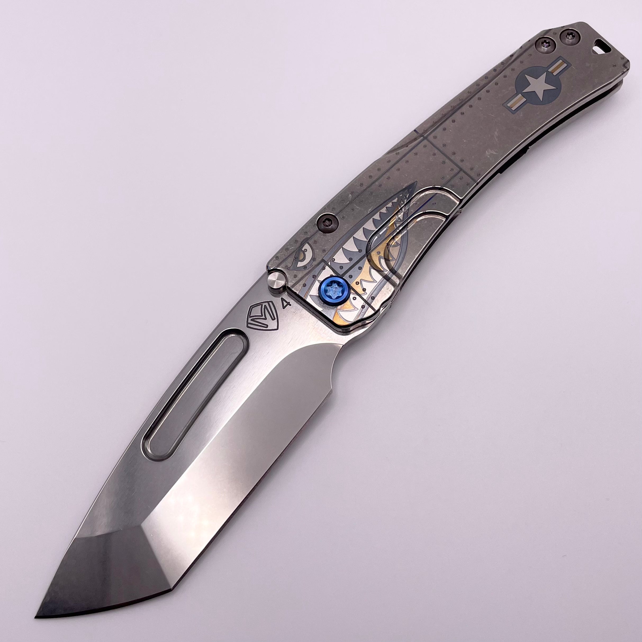 Medford Slim Midi Tanto EDC Knife - Premium S45VN Blade with Blue Hardware