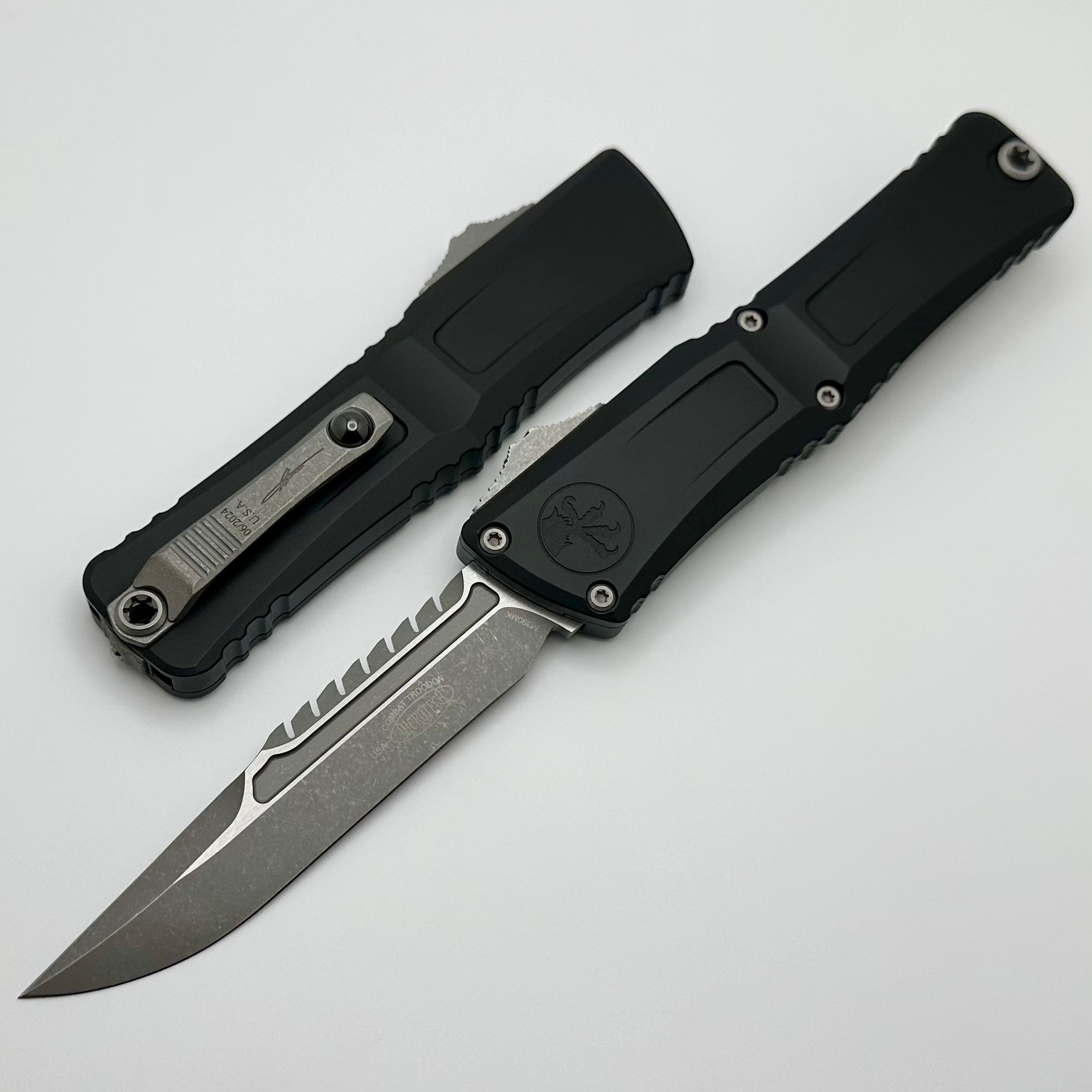 Microtech Premium Combat Troodon Gen III Apocalyptic OTF Knife - Ultimate Tactical EDC