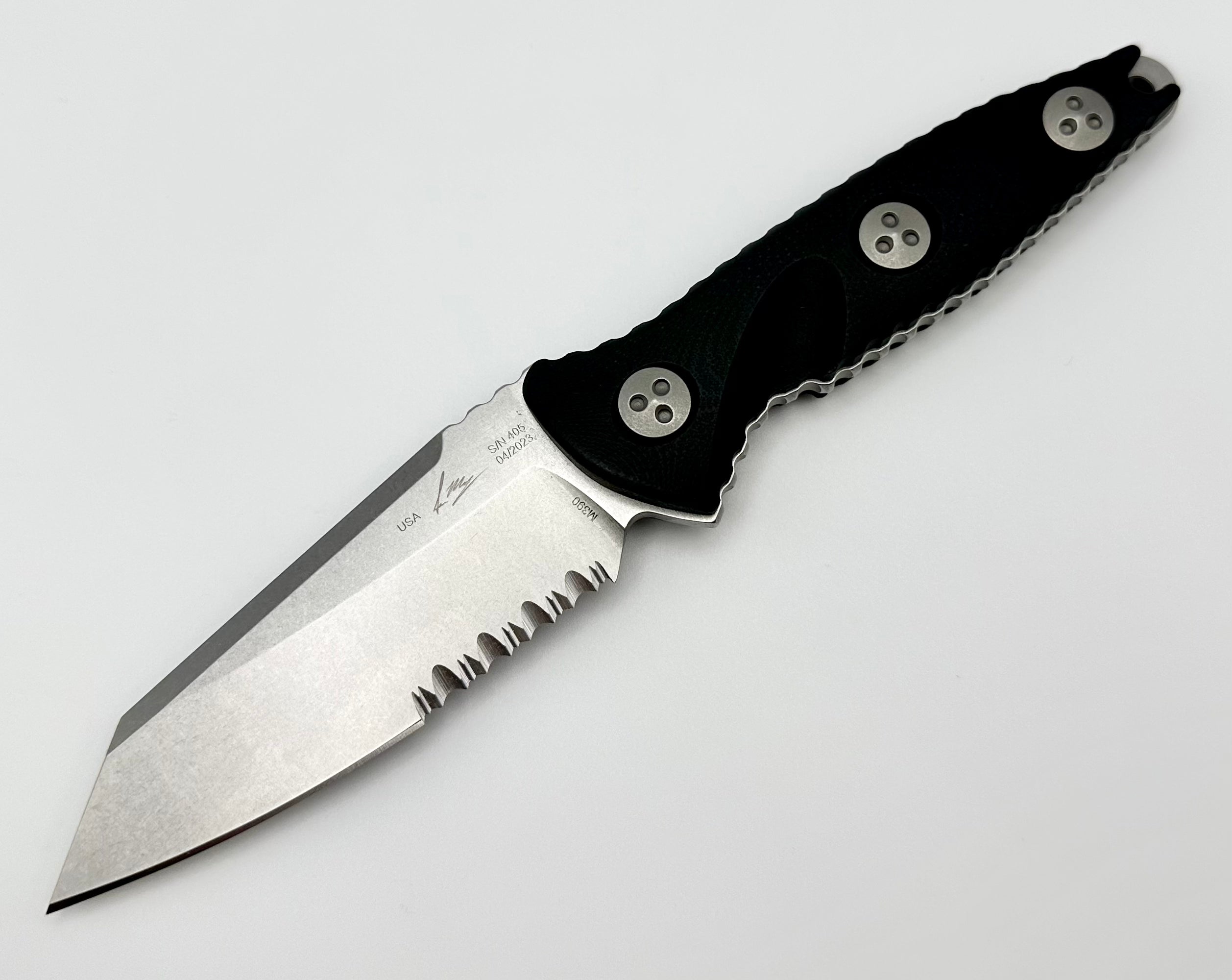 Microtech Socom Alpha Mini Tactical Knife - Premium Stonewash Finish