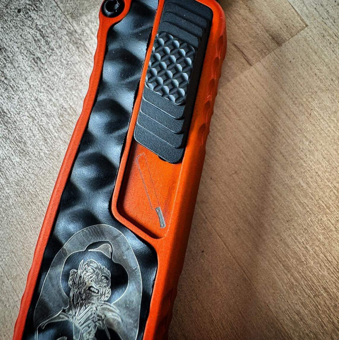 Heretic Knives Cleric II 2 Halloween 2023 Limited Edition - Orange & DLC Tanto Magnacut