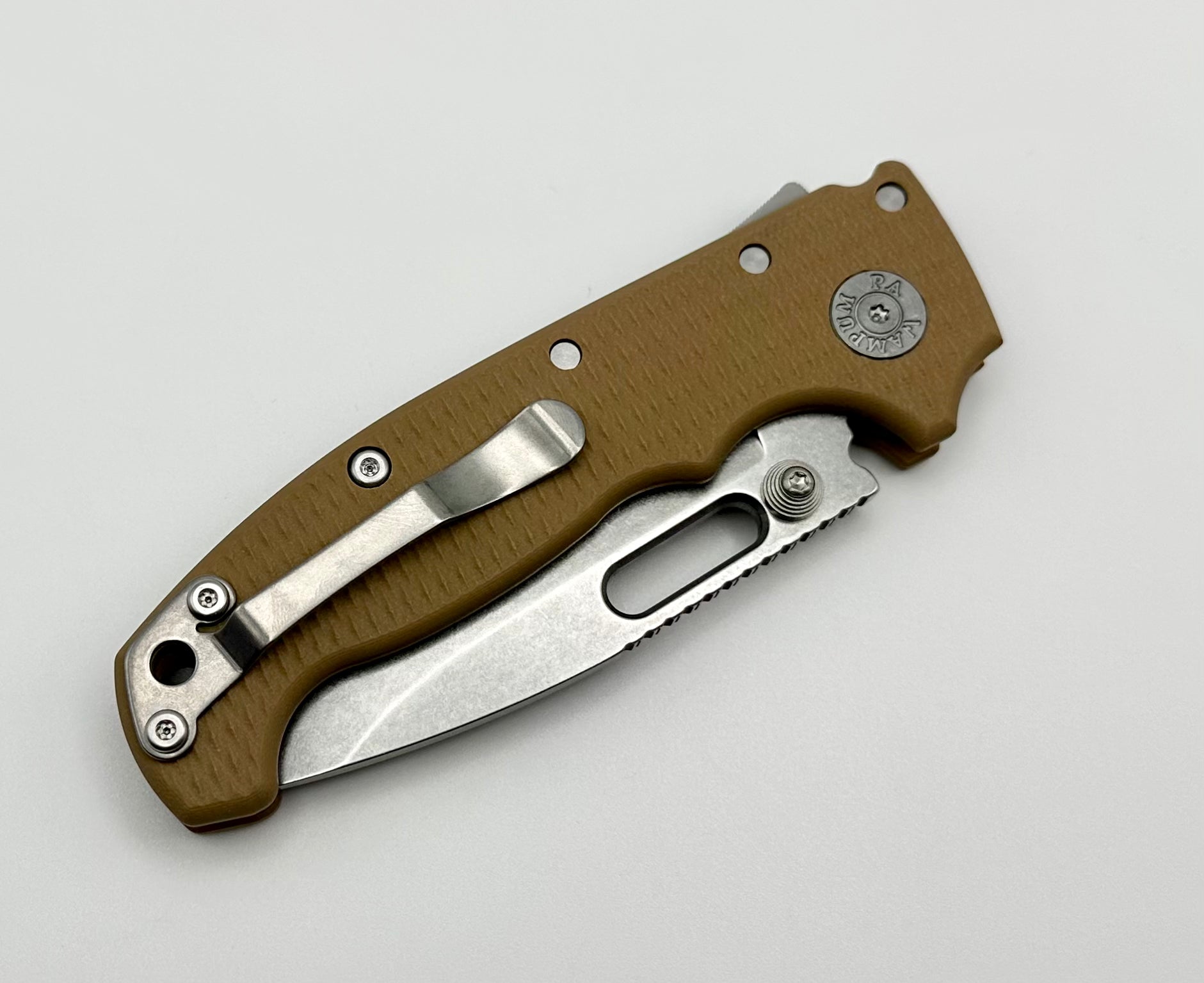 Premium Demko Knives MG AD20 Exclusive Drop Point 3V - Brown G-10 (Limited Edition)