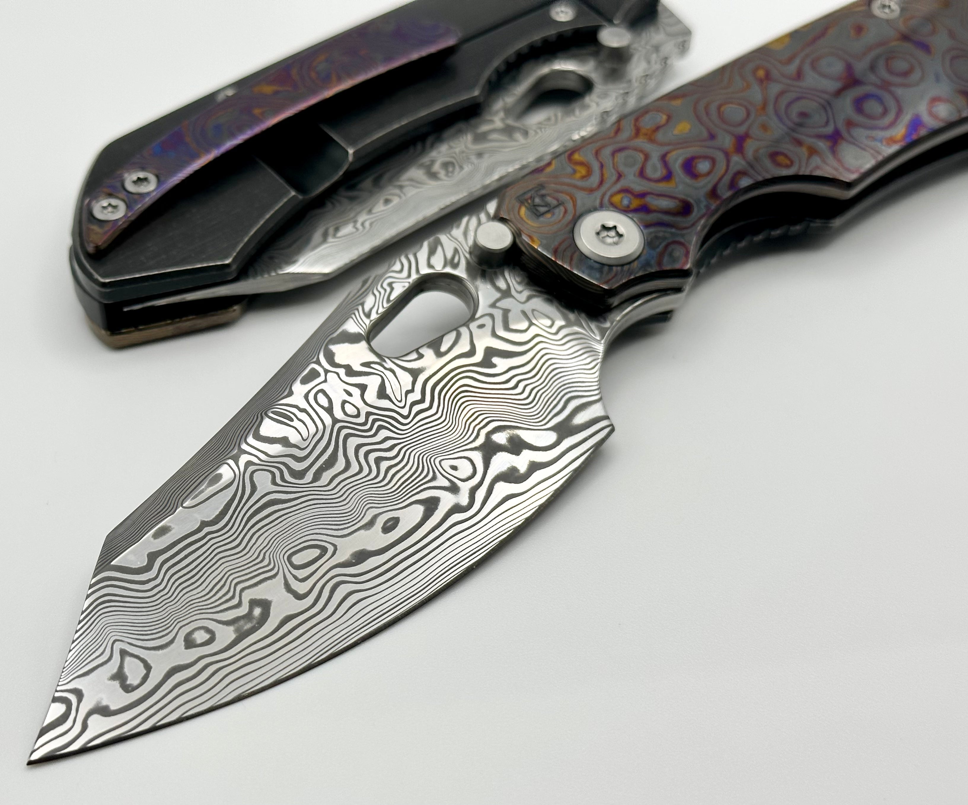 Premium Custom Knife Factory Evo 3.0E: Ultimate ZircuTi & Damasteel Edition