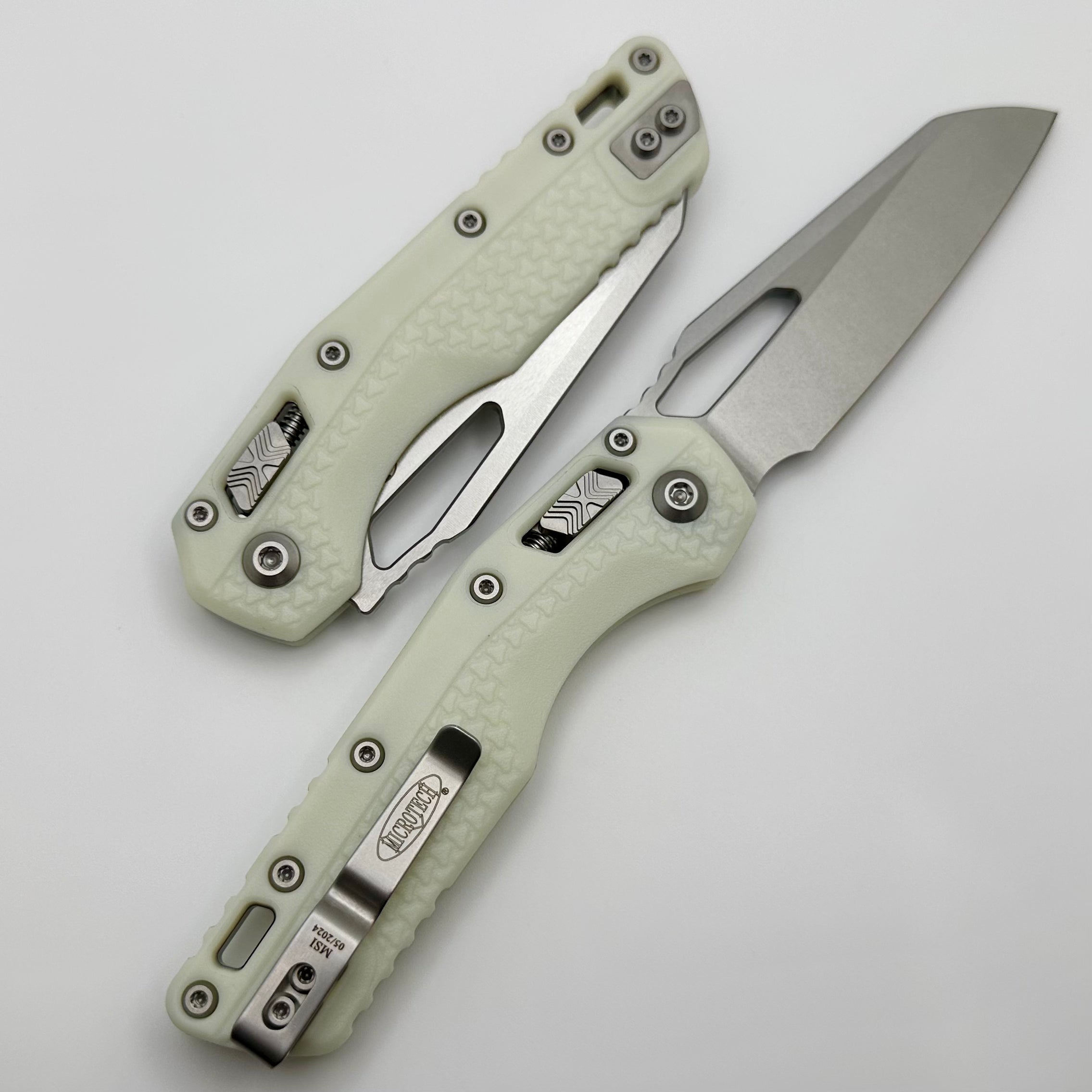 Microtech MSI RAM LOK Folding Knife - Premium White Polymer & M390MK Steel