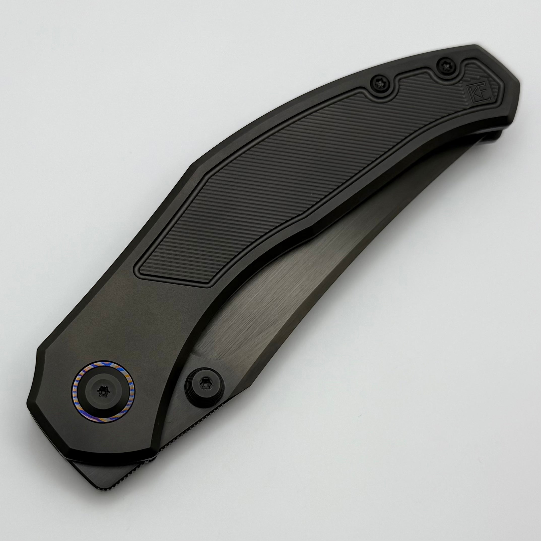 Premium CKF Blava Titanium Folding Knife - Ultimate M398 Blade