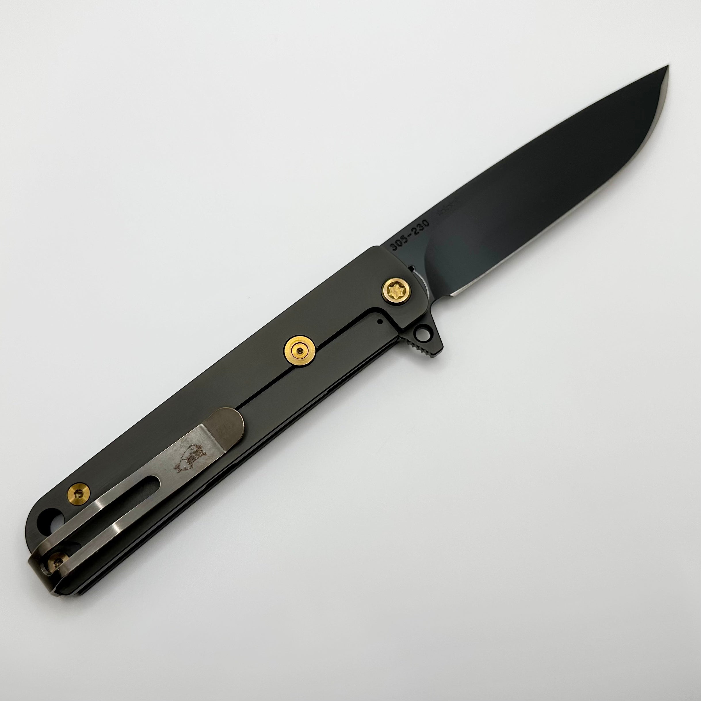 Medford M-48 Ultimate Tactical Knife - Black Aluminum Handle with PVD Coating