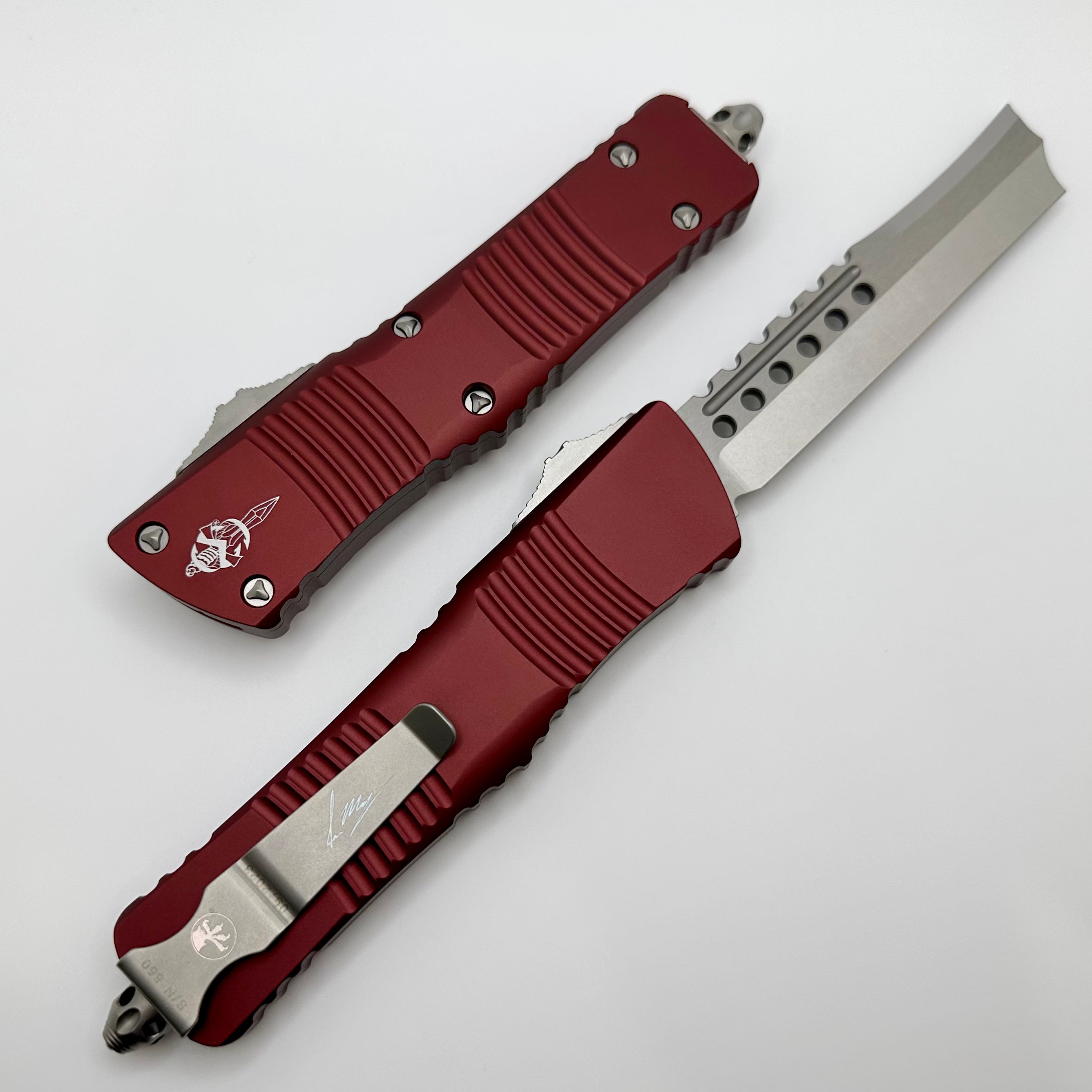 Microtech Combat Troodon Hellhound Razor Stonewash - Premium Tactical Knife