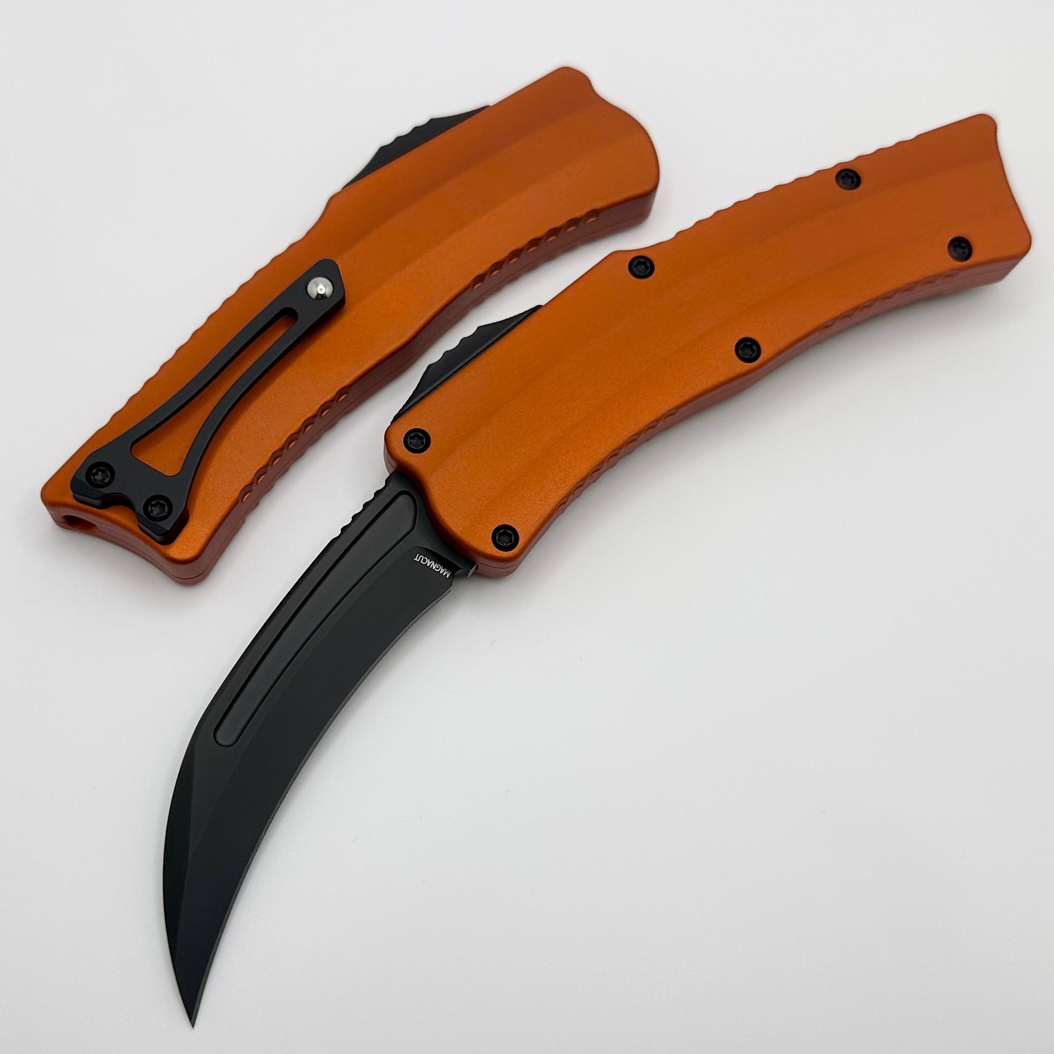 Heretic ROC DLC Premium Knife with Orange Handle - Ultimate Everyday Carry