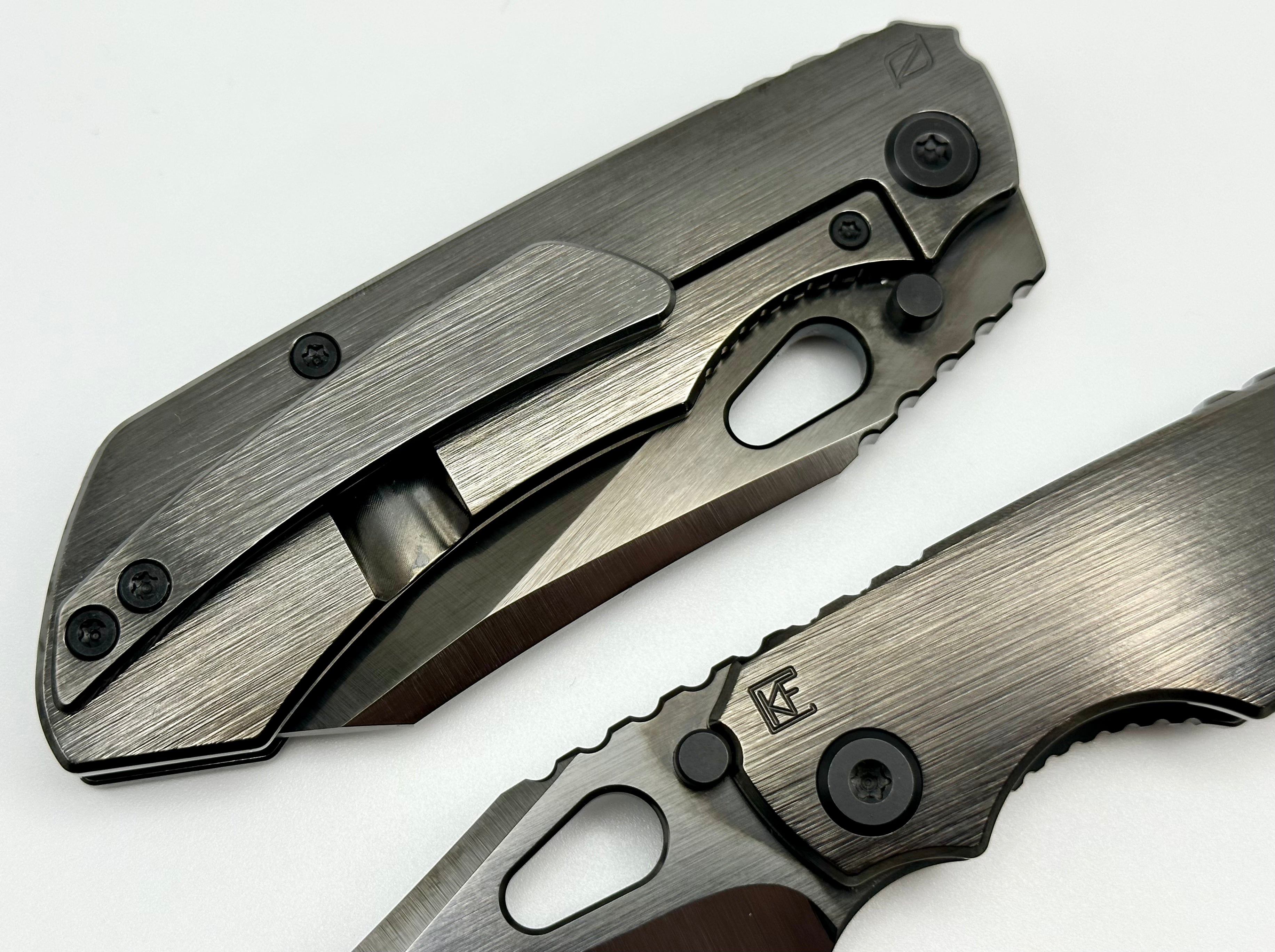 Custom Knife Factory Evo 3.0B DLC - Premium M390 Titanium Folding Knife