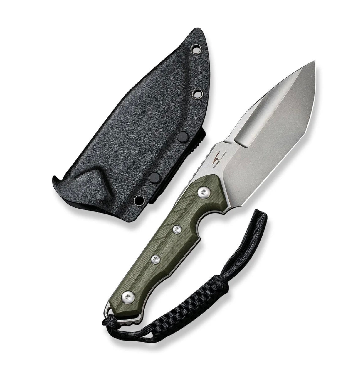 Civivi Maxwell Premium Fixed Blade Knife - OD Green G-10 & D2 Steel