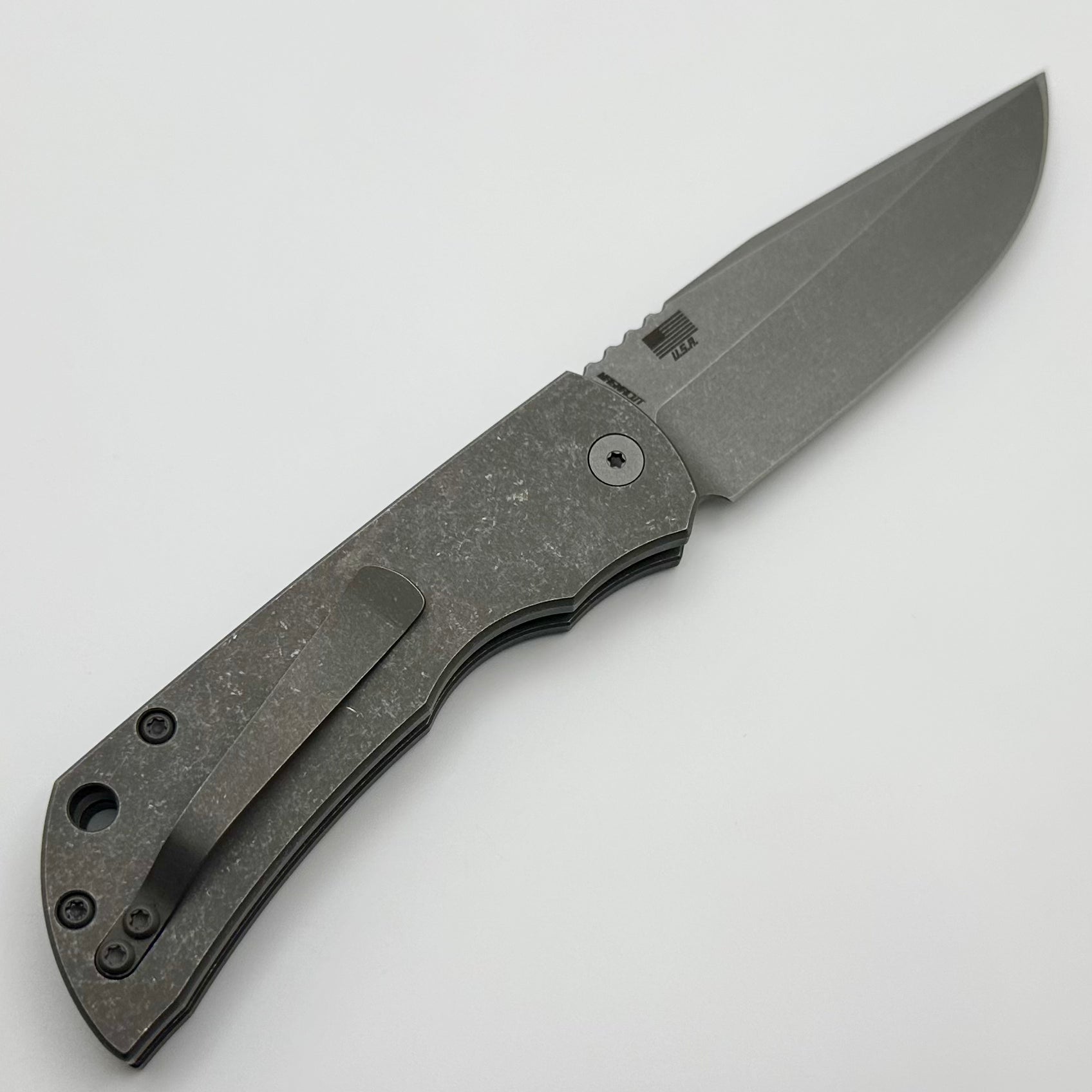 McNees PM Mac 2 Full Titanium Auto Atomic & MagnaCut - Premium EDC Knife